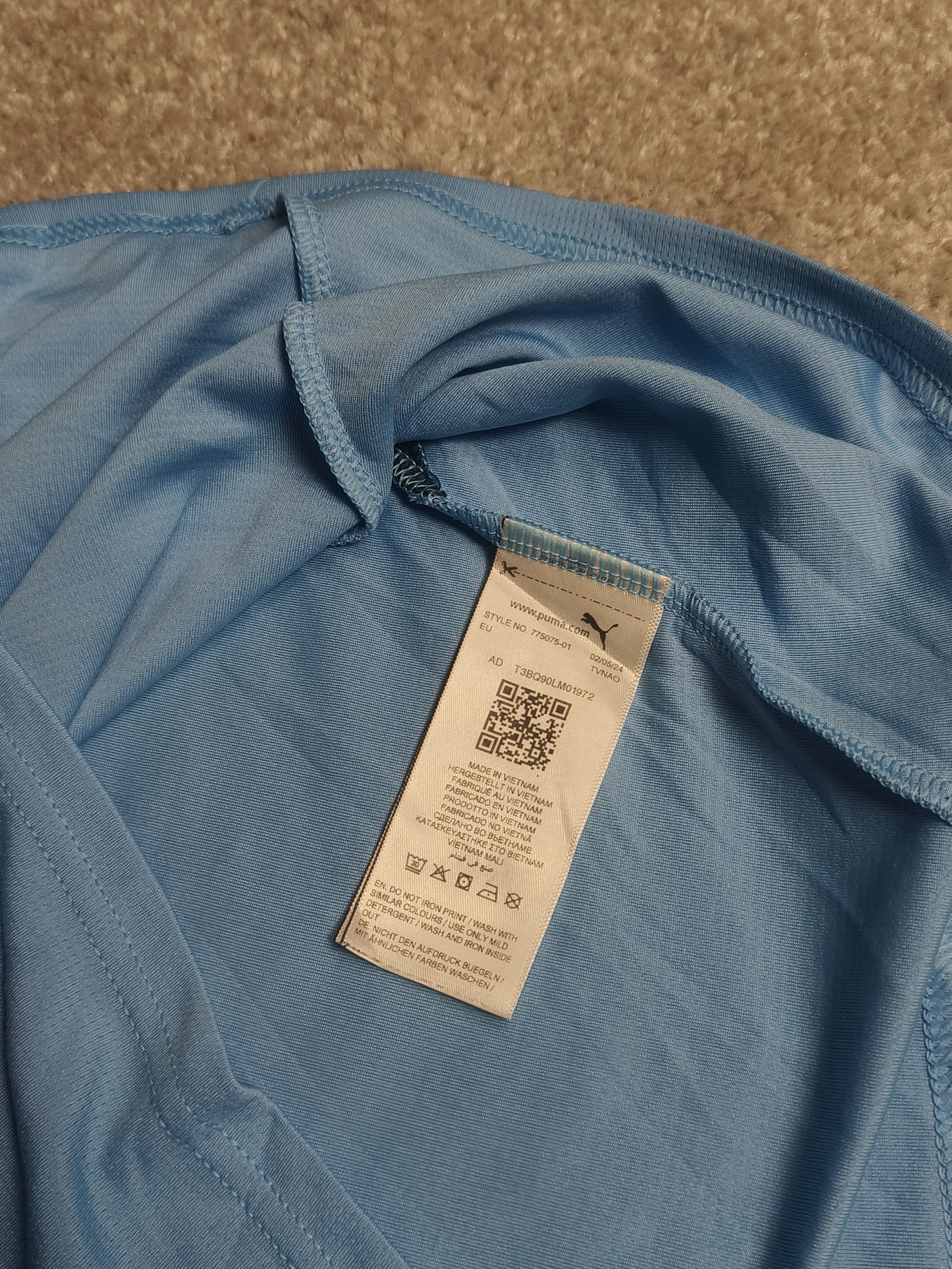 Puma Manchester City 2024/25 Home Player's Edition Jersey Shirt Size US S / EU 44-46 / 1 - 6 Thumbnail