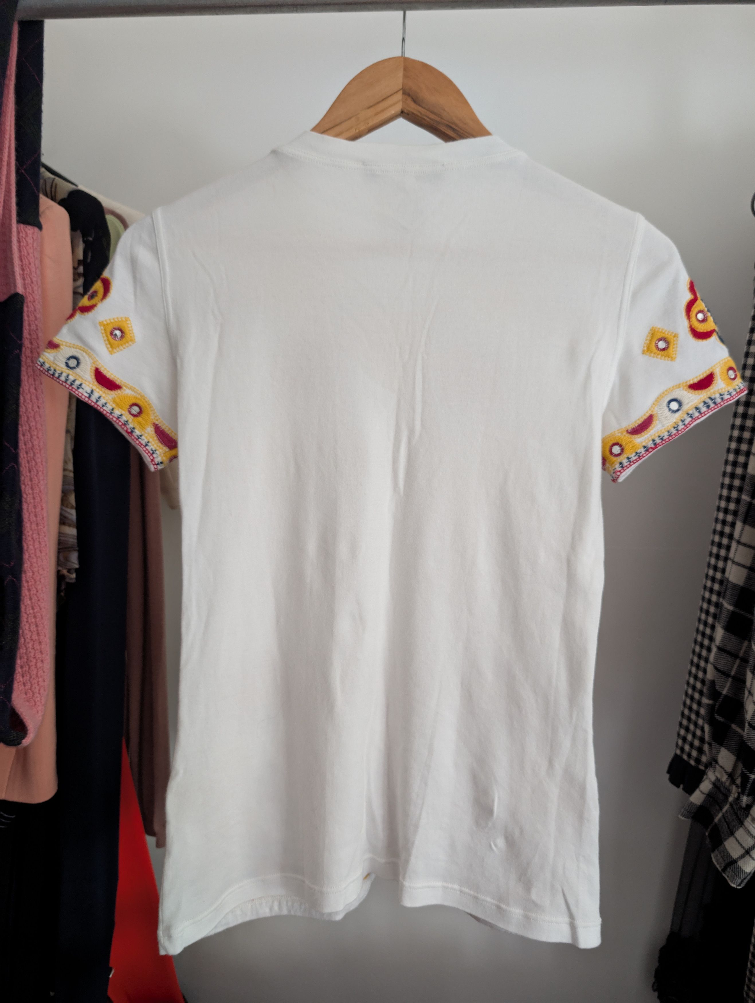 Dior Dior by Galliano SS04 “J’ADORE DIOR” Embroidered Tee Size M / US 6-8 / IT 42-44 - 2 Thumbnail