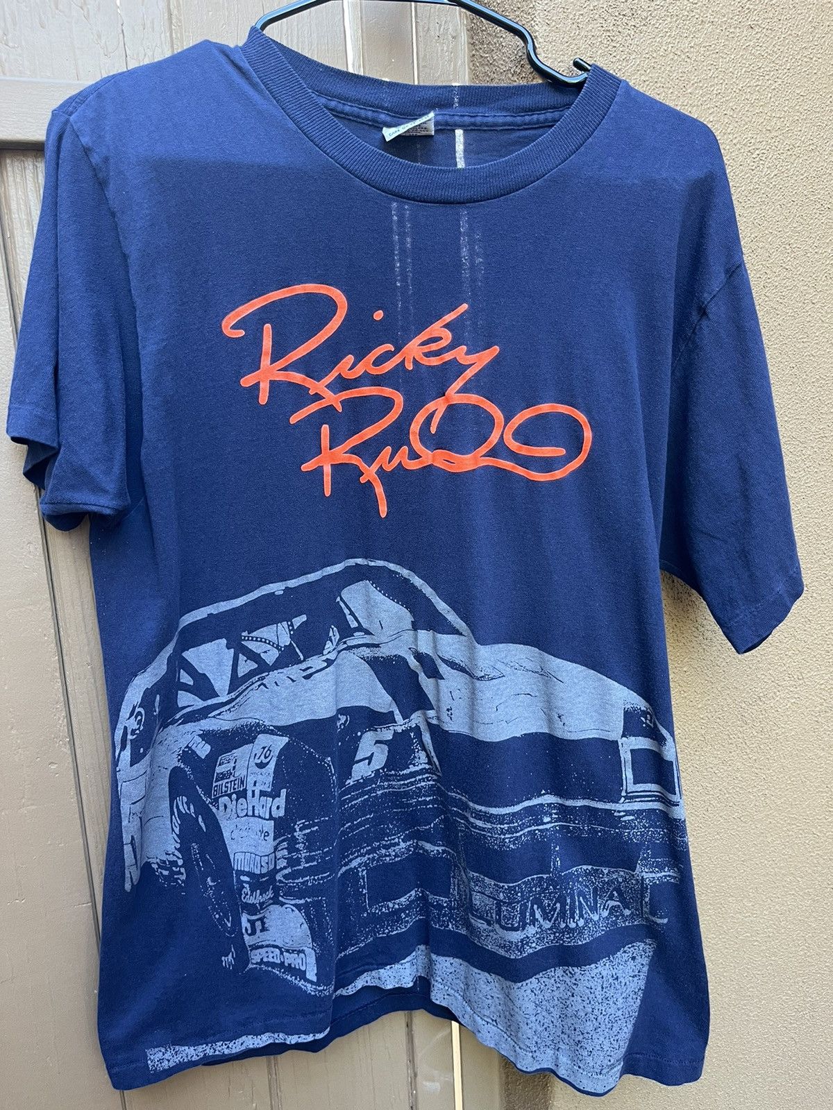 NASCAR × Vintage Rare Vintage 1992 Nascar All Over Print Promo Tshirt Size US XL / EU 56 / 4 - 8 Thumbnail