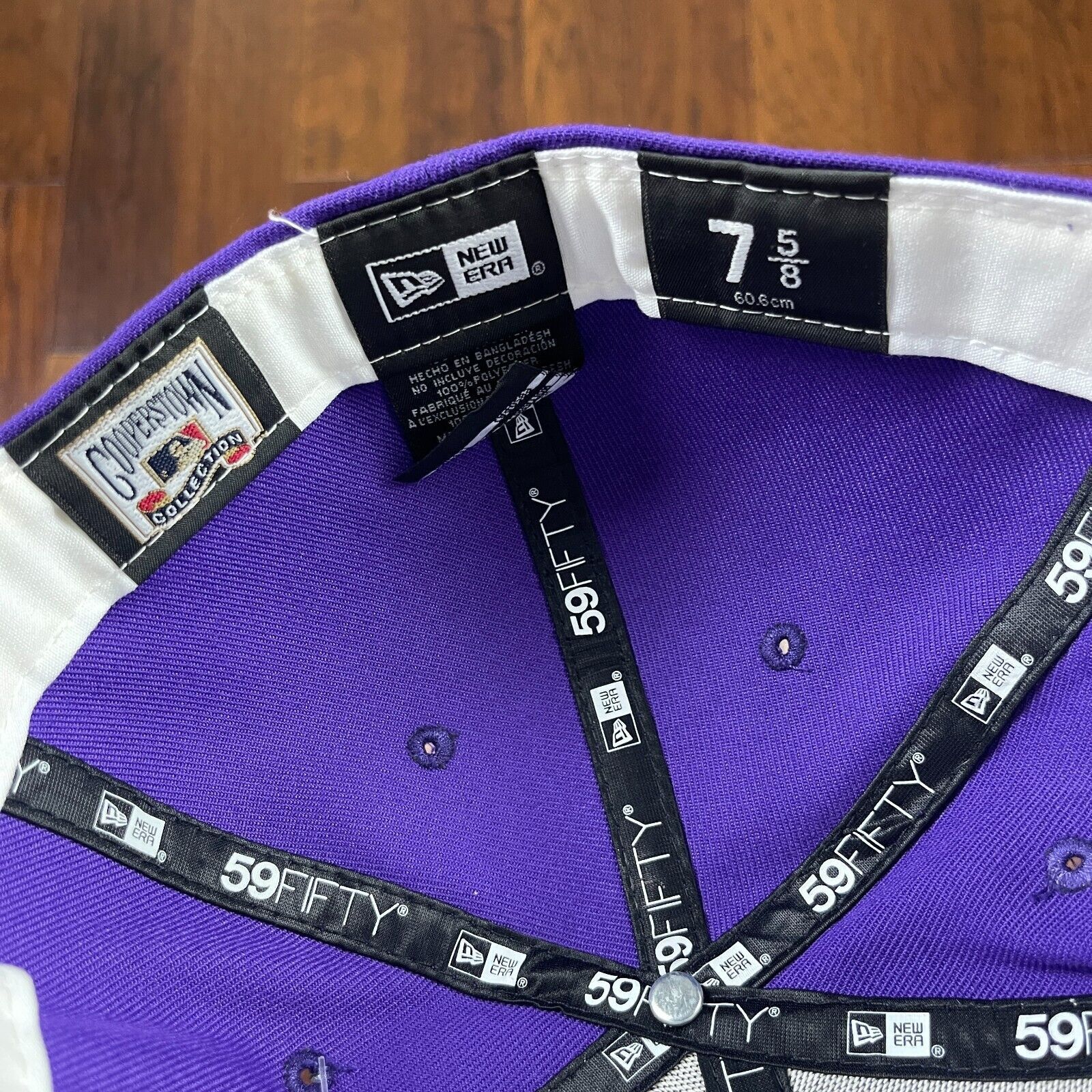 New Era Arizona Diamondbacks New Era Purple Black Hat Cap size 7 5/8 Size ONE SIZE - 7 Thumbnail