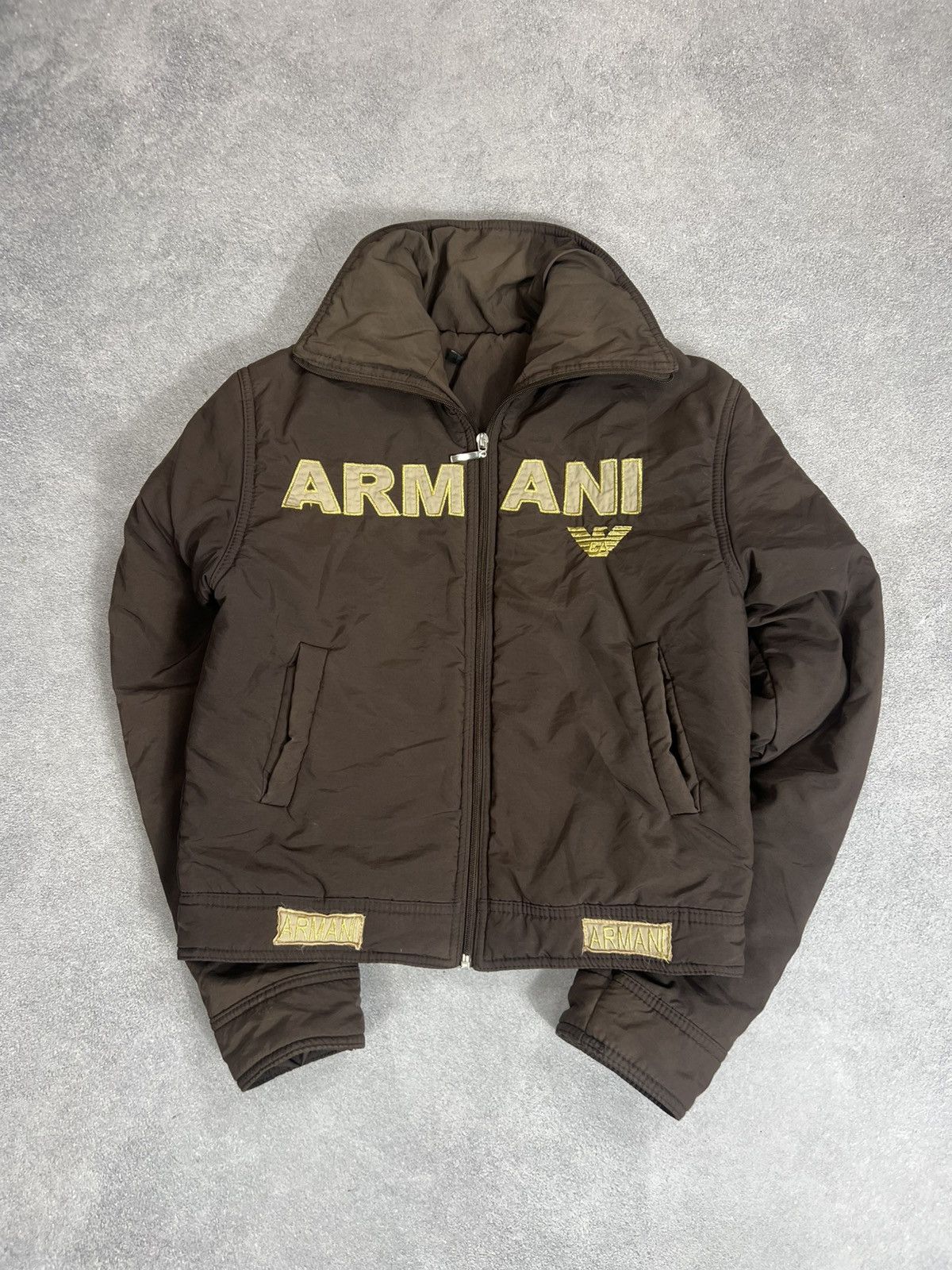 Armani Vintage Streetwear Armani Big Logo Hype Ifsixwasnine Style Size US S / EU 44-46 / 1 - 4 Thumbnail