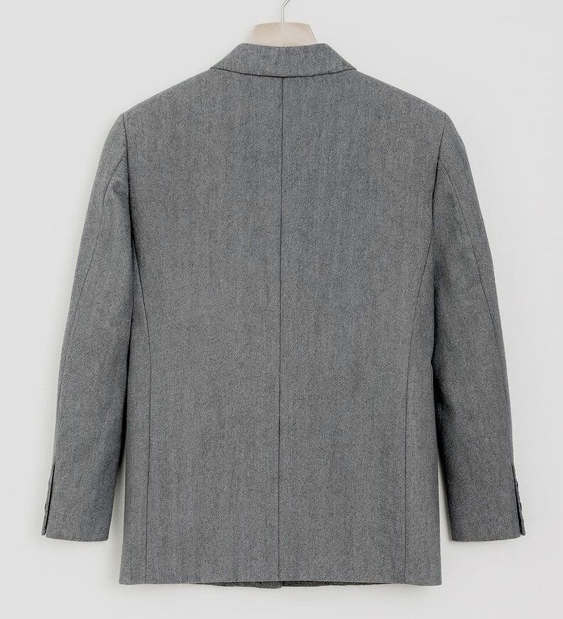 Givenchy GIVENCHY Monsieur Wool Double-Breasted Gray Blazer Jacket Size US M / EU 48-50 / 2 - 10 Thumbnail
