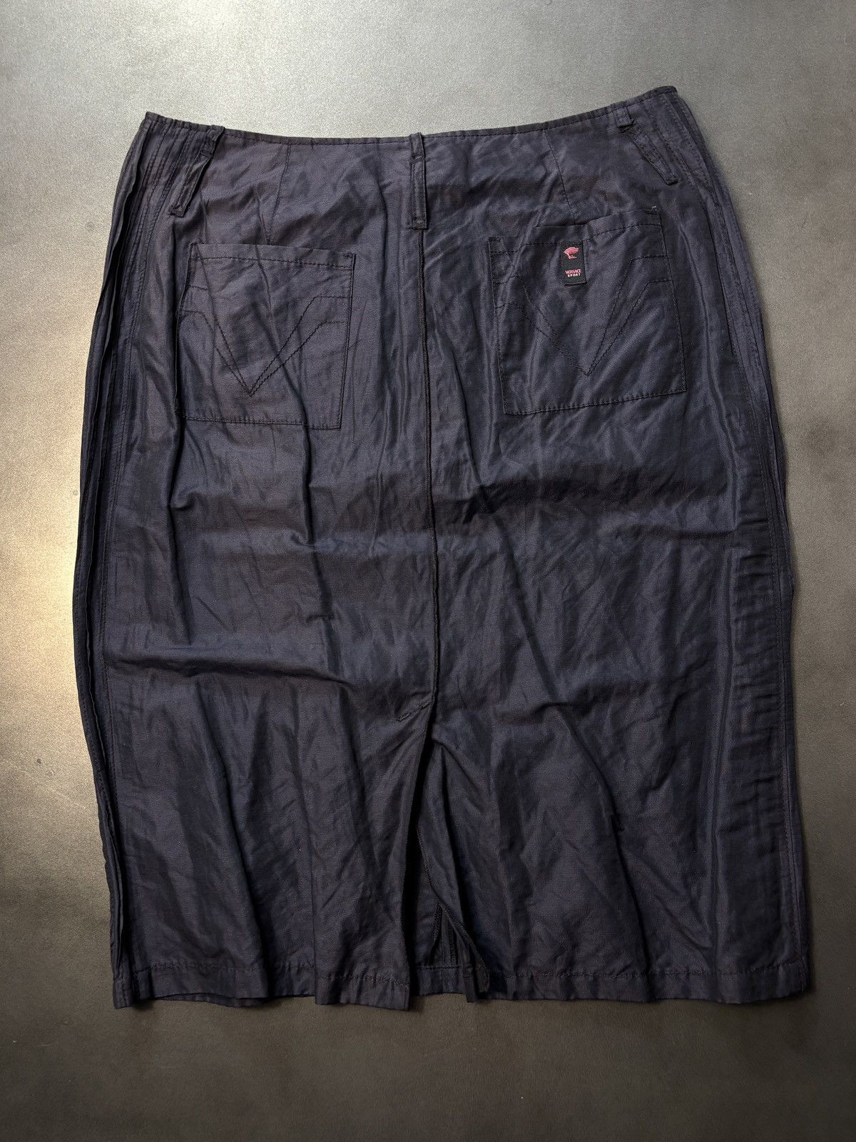 Versace × Vintage Vintage Versace Sport Skirt Nylon 2000s 1990s Deadstock Size 28" / US 6 / IT 42 - 18 Thumbnail