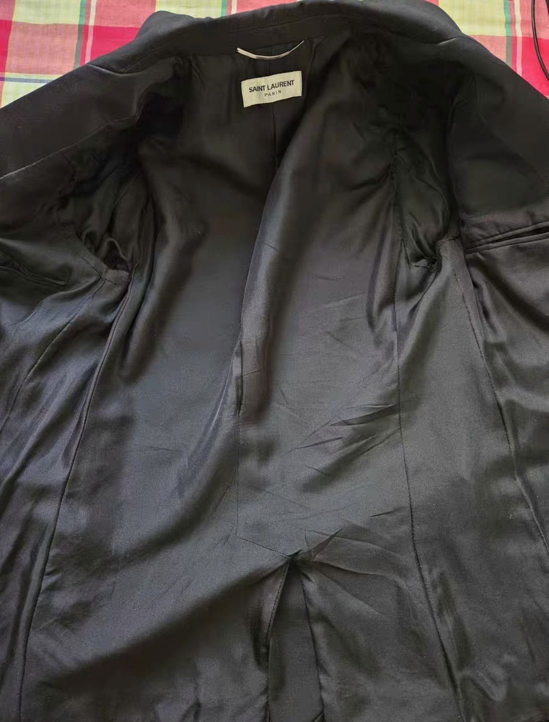 Saint Laurent Paris Sz 44 Saint Laurent Paris Smoking Blazer Jacket-2508 Size US S / EU 44-46 / 1 - 2 Thumbnail