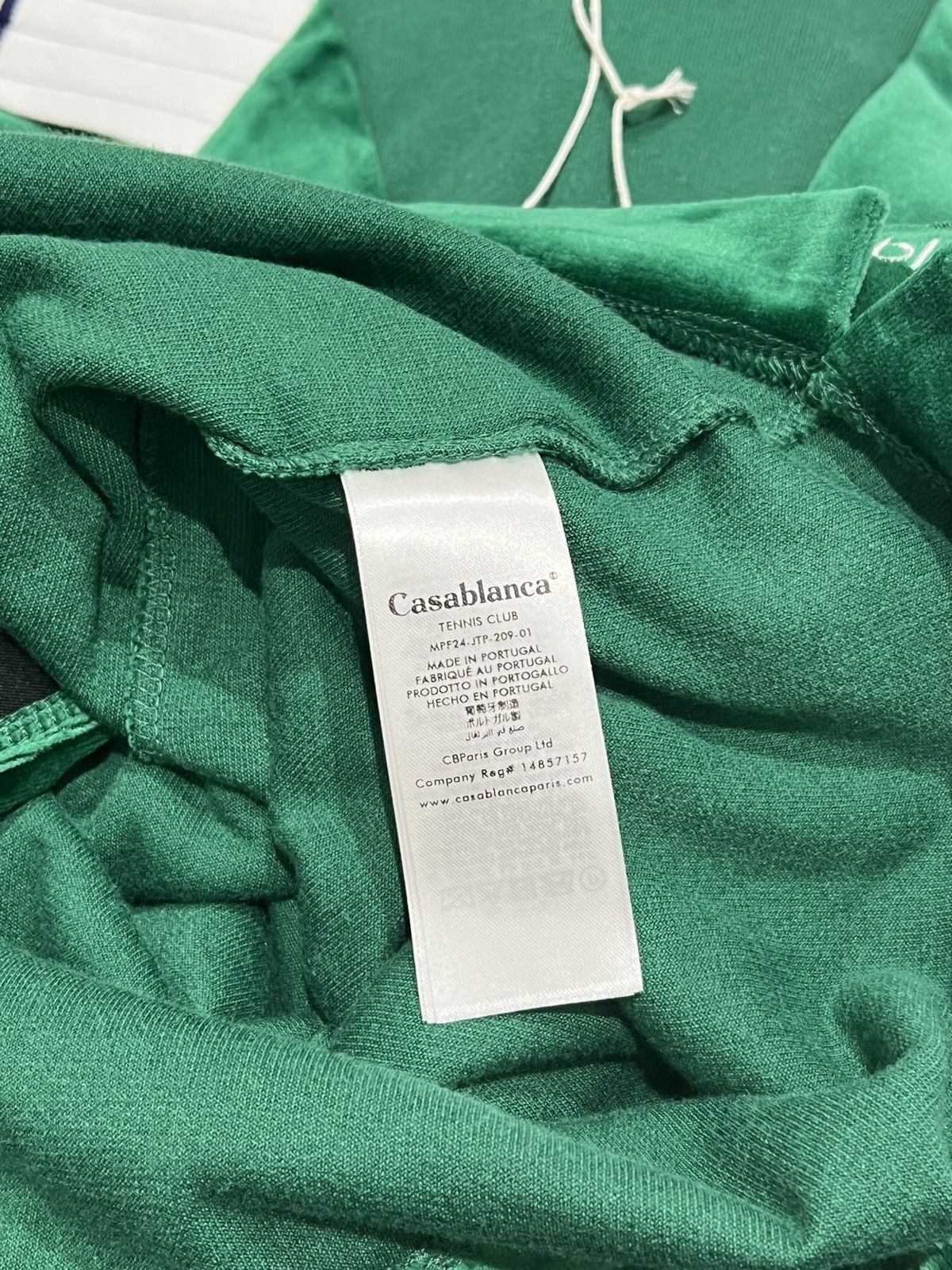 Casablanca Casablanca Velour Green Shirt Size S Size US S / EU 44-46 / 1 - 10 Thumbnail
