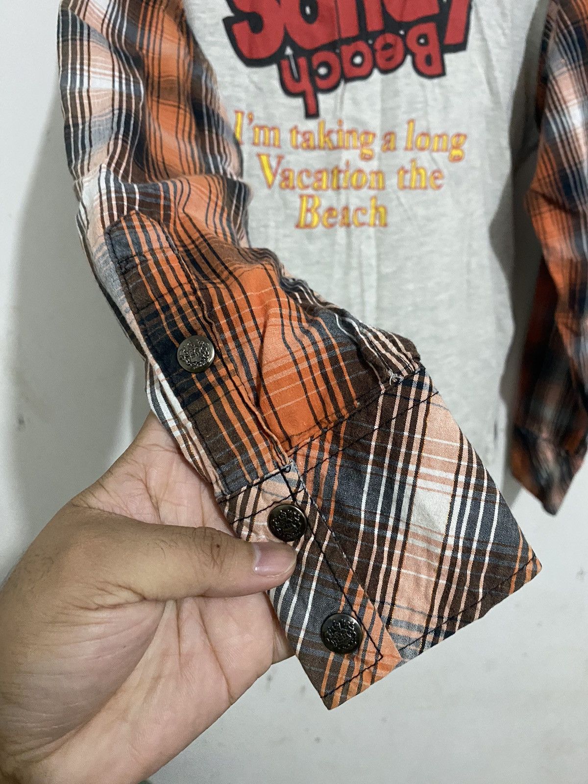 If Six Was Nine 💸BINDINGOFFER💸sandybeach hybrid flannel poem goa styled Size US M / EU 48-50 / 2 - 8 Thumbnail