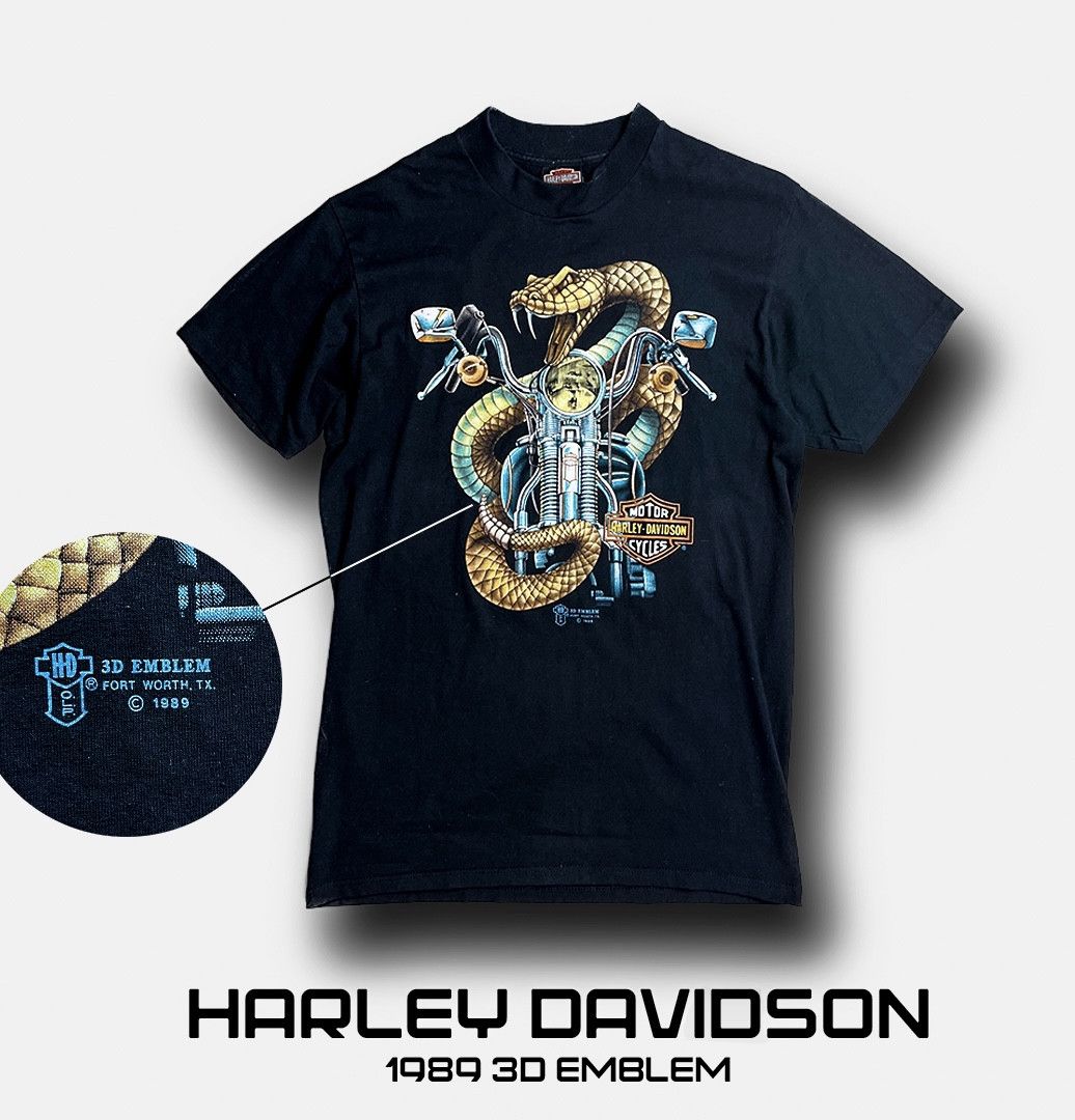 3 D Emblem Harley Davidson T Shirt | Grailed