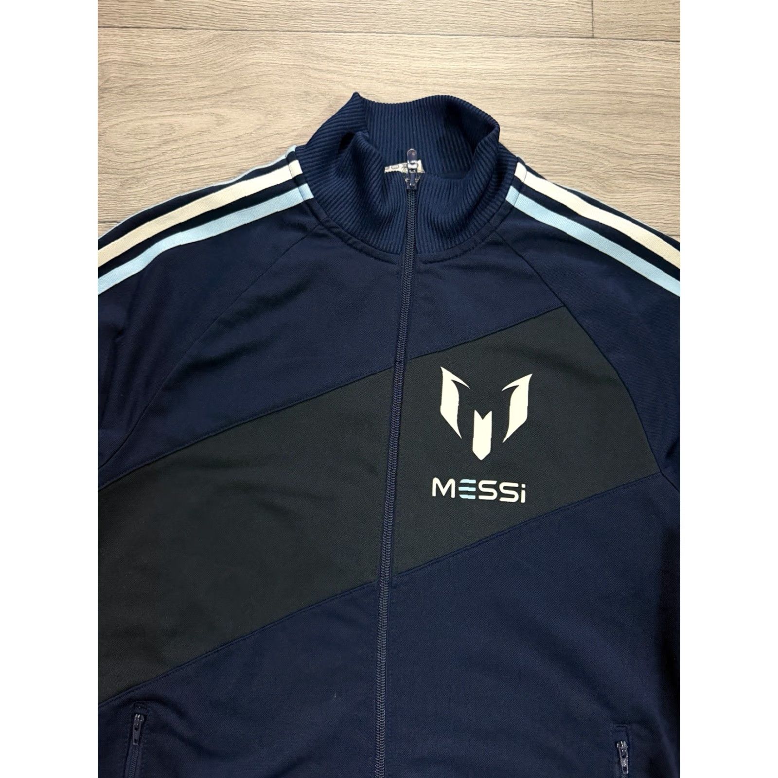 Adidas Adidas Track Jacket Navy S Full Zip Messi #10 2011 2012 Training Mens Jacket Size US S / EU 44-46 / 1 - 5 Thumbnail