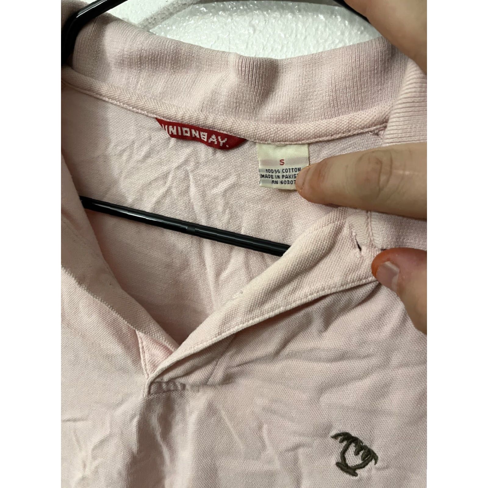 Vintage VINTAGE UNIONBAY Polo Shirt Men’s Size Small Pink Solid Short Sleeve Collared 100% Cotton Size US S / EU 44-46 / 1 - 2 Thumbnail