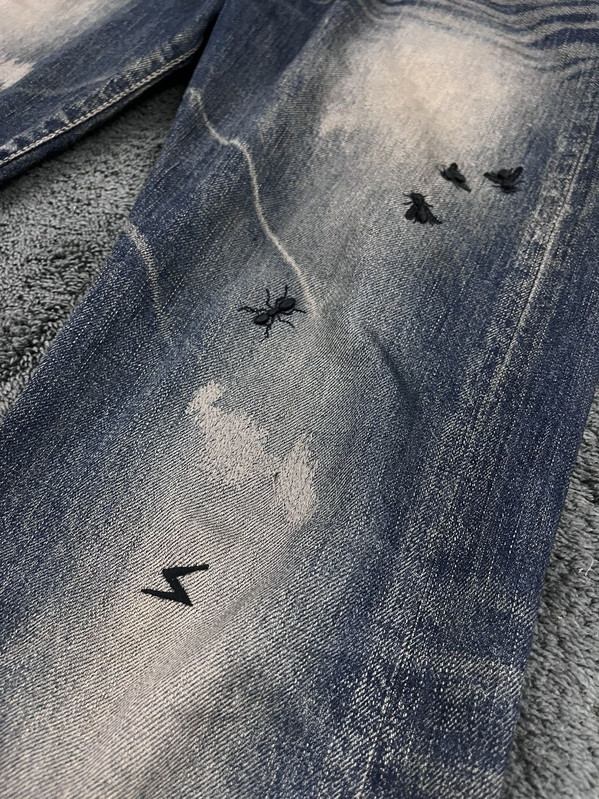 Undercover Undercover AW06 “Guruguru” Bug Denim Size US 32 / EU 48 - 3 Thumbnail