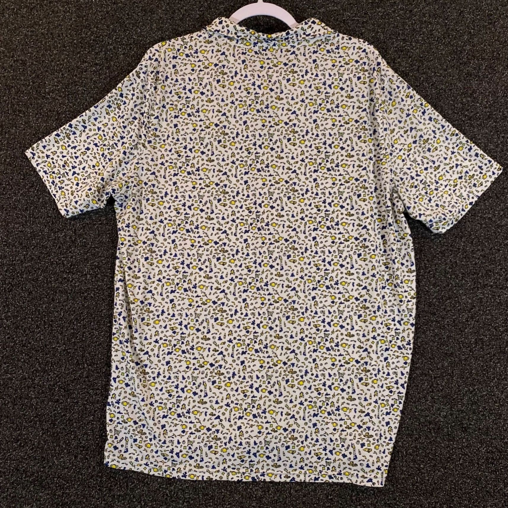 Vintage Hawke & Co Polo Shirt Mens XL White Yellow Blue Short Sleeve Golf Casual Shirt Mens XL White Yellow Blue Polo Hawke & Co Size US XL / EU 56 / 4 - 7 Thumbnail