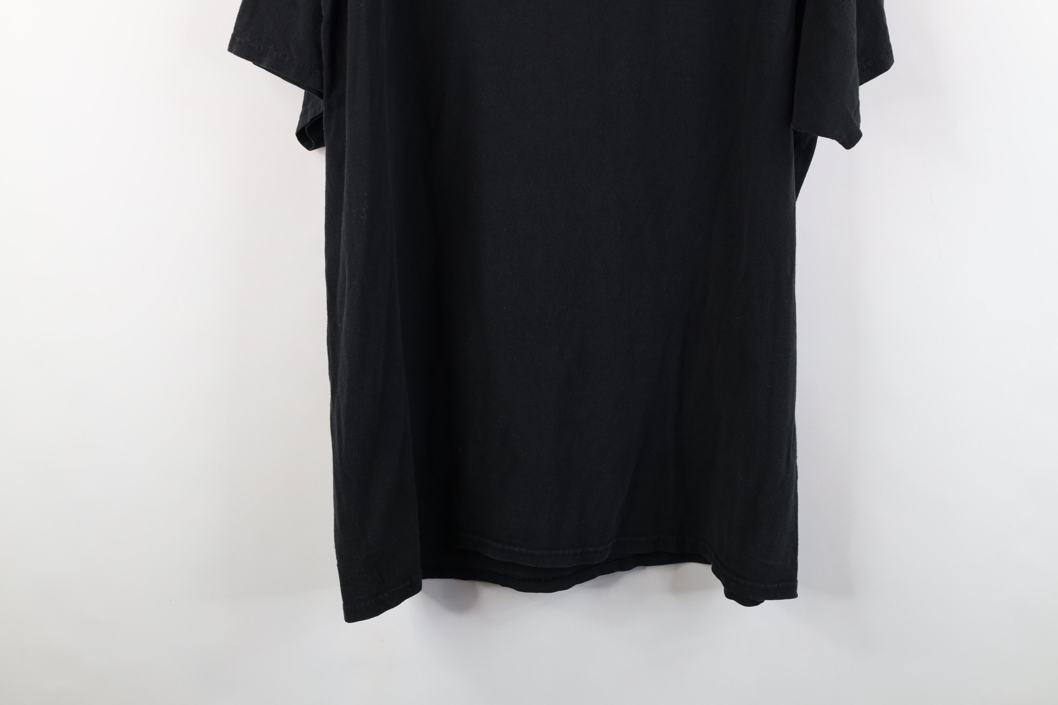 Vintage Vintage Y2K Streetwear Blank Cotton Pocket T-Shirt Black Size US XL / EU 56 / 4 - 11 Thumbnail