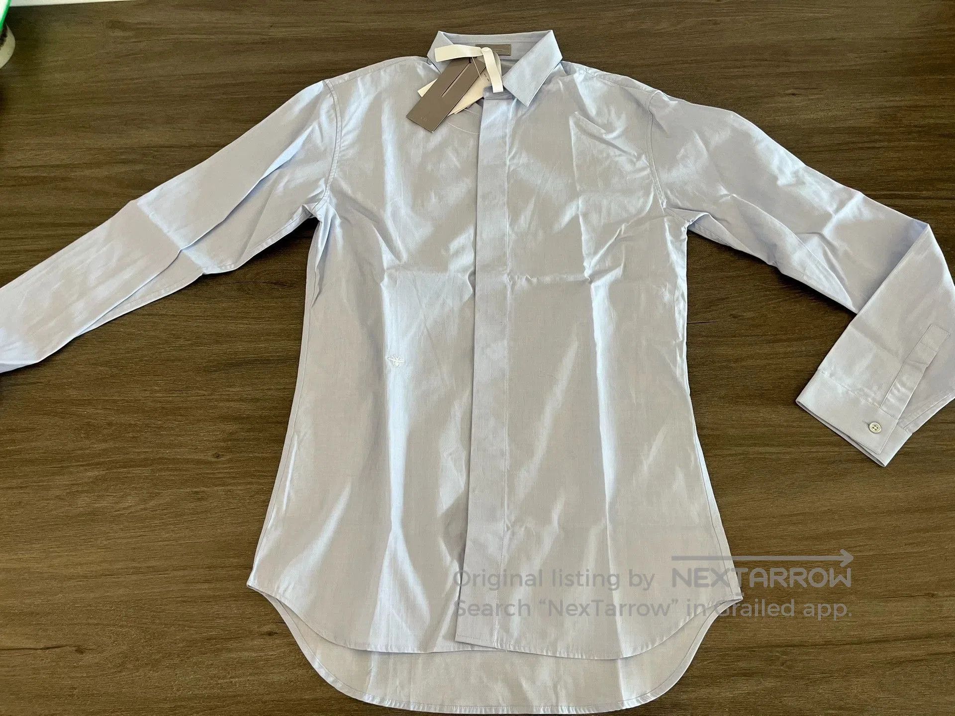 Dior dior embroidered bee long sleeve shirt. Size US S / EU 44-46 / 1 - 1 Thumbnail
