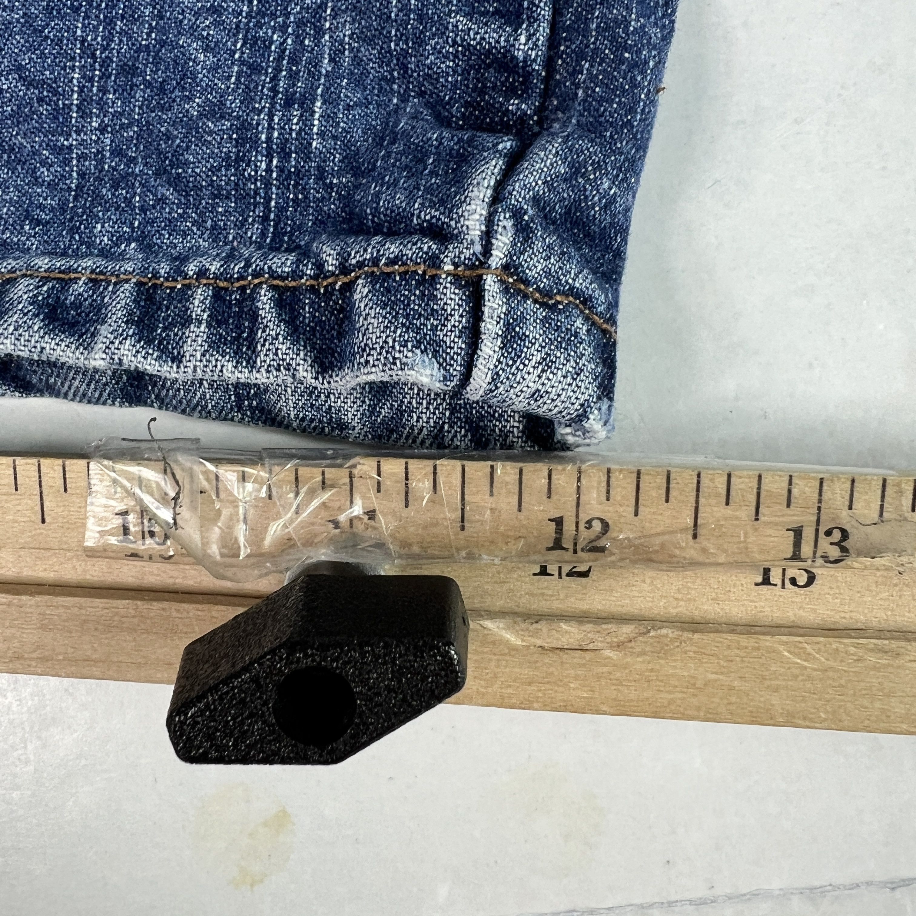 Calvin Klein Y2K Calvin Klein Shorts High Rise Blue Denim Jorts No Tags Size 34" / US 12 / IT 48 - 12 Thumbnail