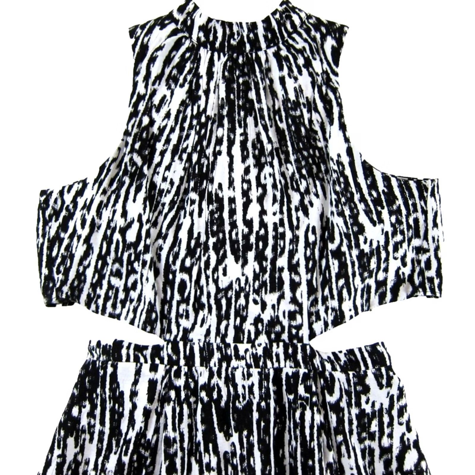 Skin Sofia Vergara Dress NWT Hilama Skin High Neck Cut Out Black M 8-10 Size M / US 6-8 / IT 42-44 - 4 Thumbnail
