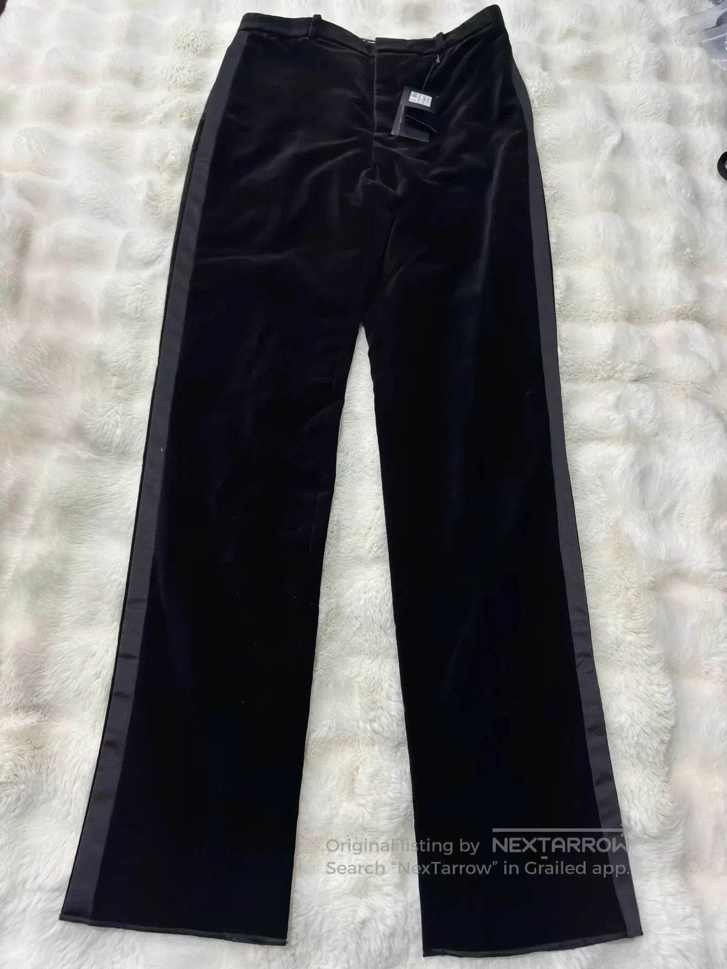 Saint Laurent Paris Saint Laurent 23 Velvet Smoking Pants. Size US 32 / EU 48 - 1 Thumbnail