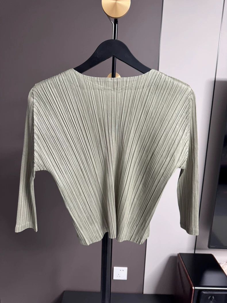 Issey Miyake issey miyake size:3 Green cardigan Size XXS / US 00 / IT 34 - 2 Thumbnail