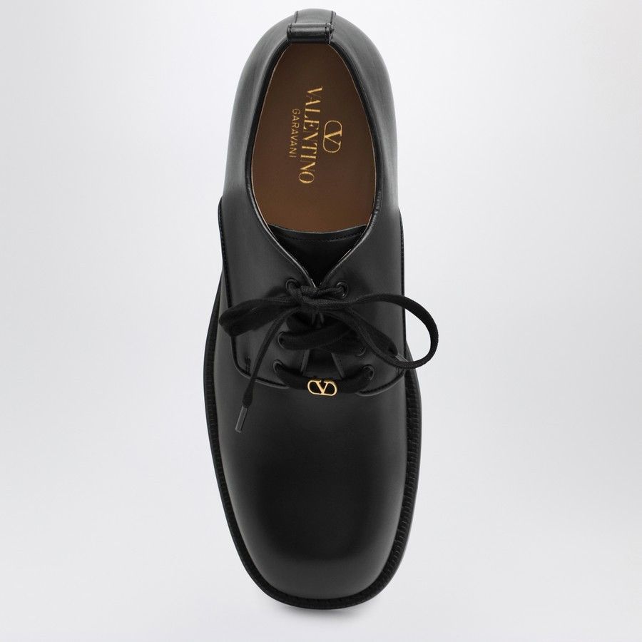 Valentino o1d2blof1025 Leather Strap Shoes in Black Size US 11 / EU 44 - 3 Thumbnail