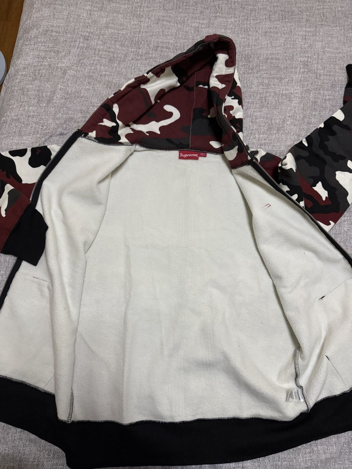 トップス supreme red camo small box sweat set up supreme red camo small box sweat set up