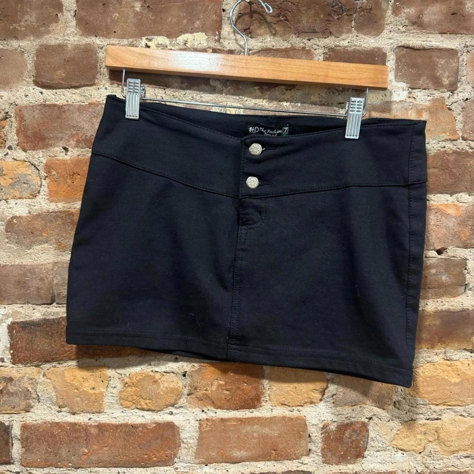 Vintage Y2K HD MINI SKIRT Size 28" / US 6 / IT 42 - 4 Thumbnail
