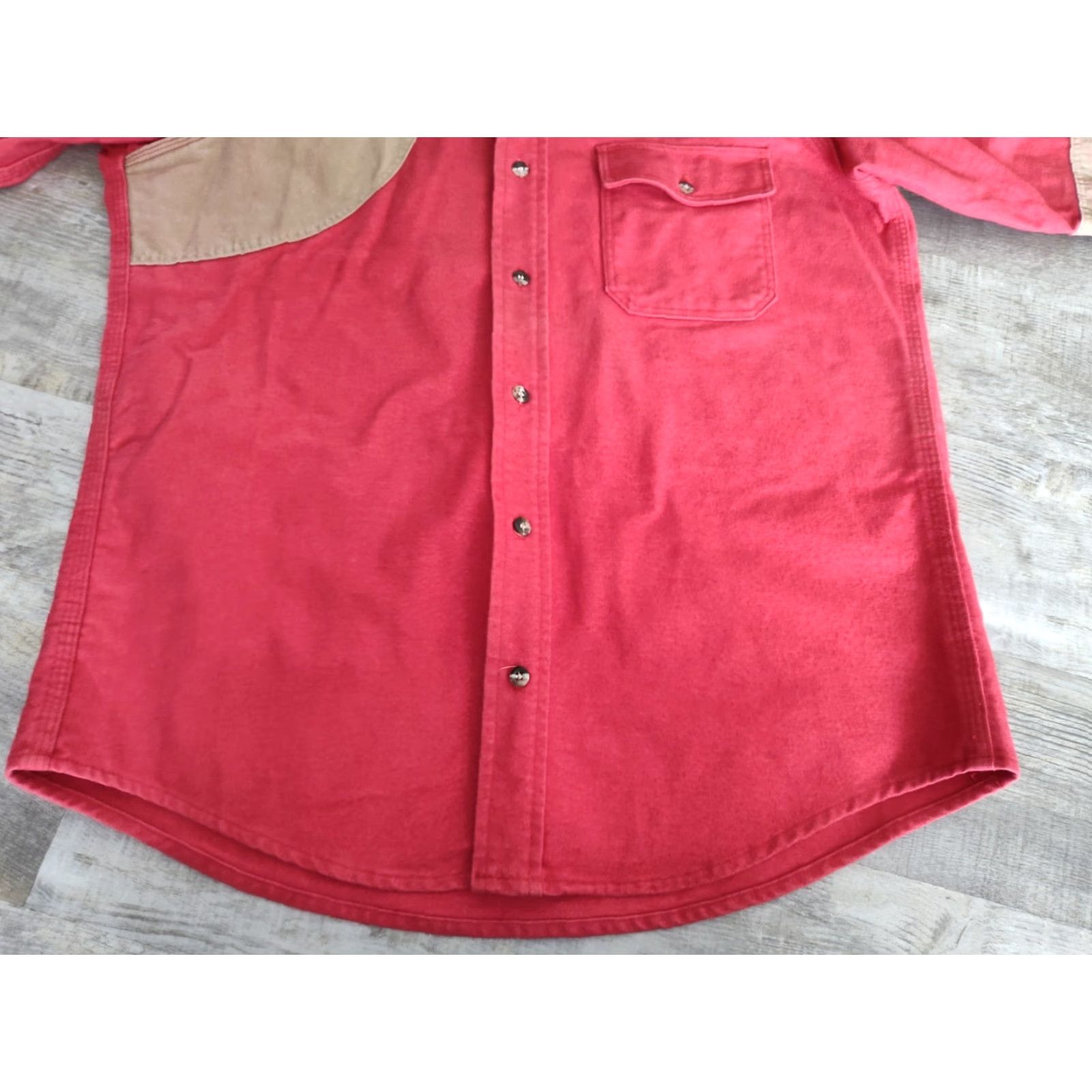 Vintage VINTAGE Dunns Hunting Shooting Button Shirt Mens L Rose Red Outdoorsman Classic Western Size US L / EU 52-54 / 3 - 5 Thumbnail