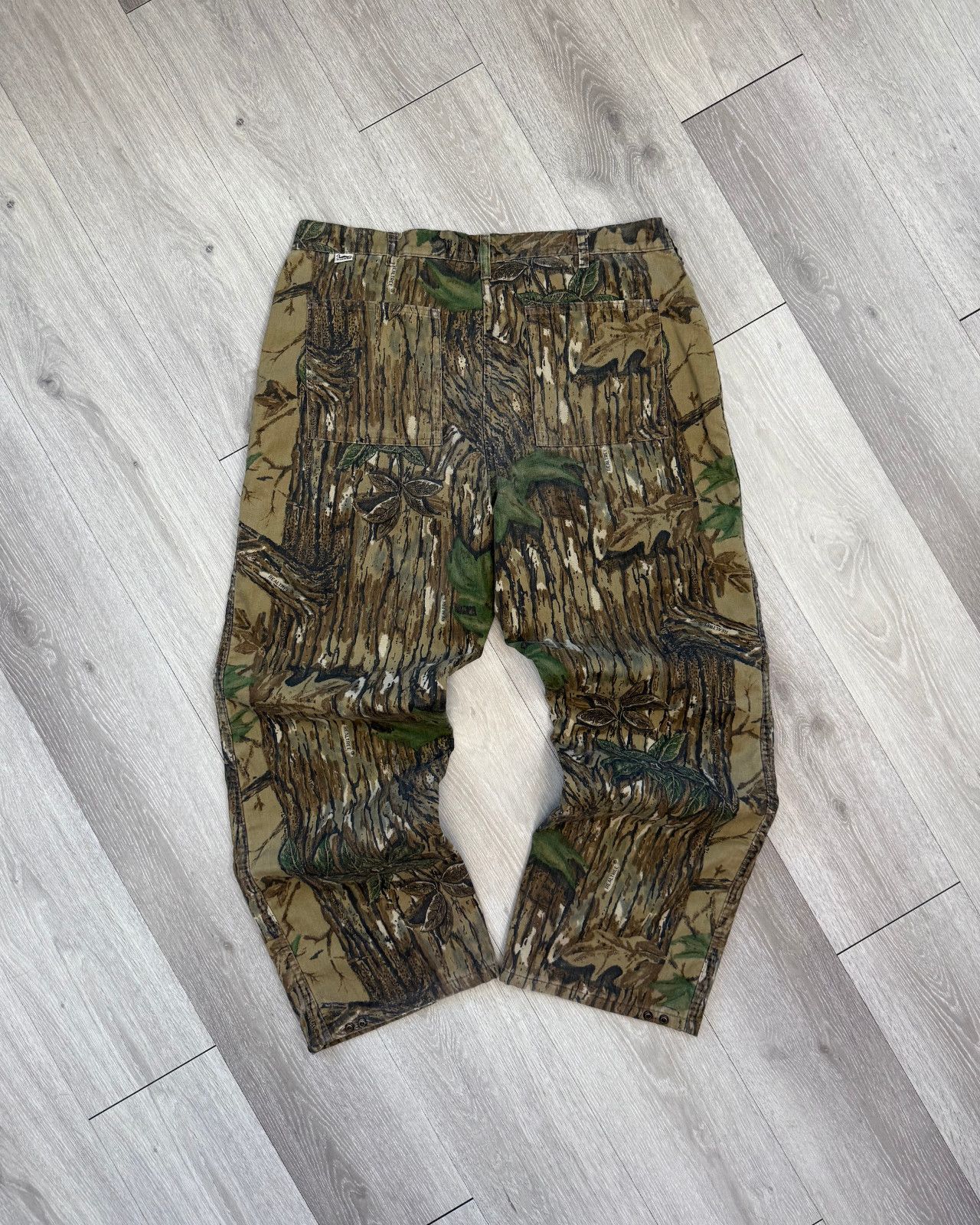 Realtree Vintage Duxbak RealTree Camo Thinsulate Wide-Leg Pants 40x31 Size US 40 / EU 56 - 2 Thumbnail
