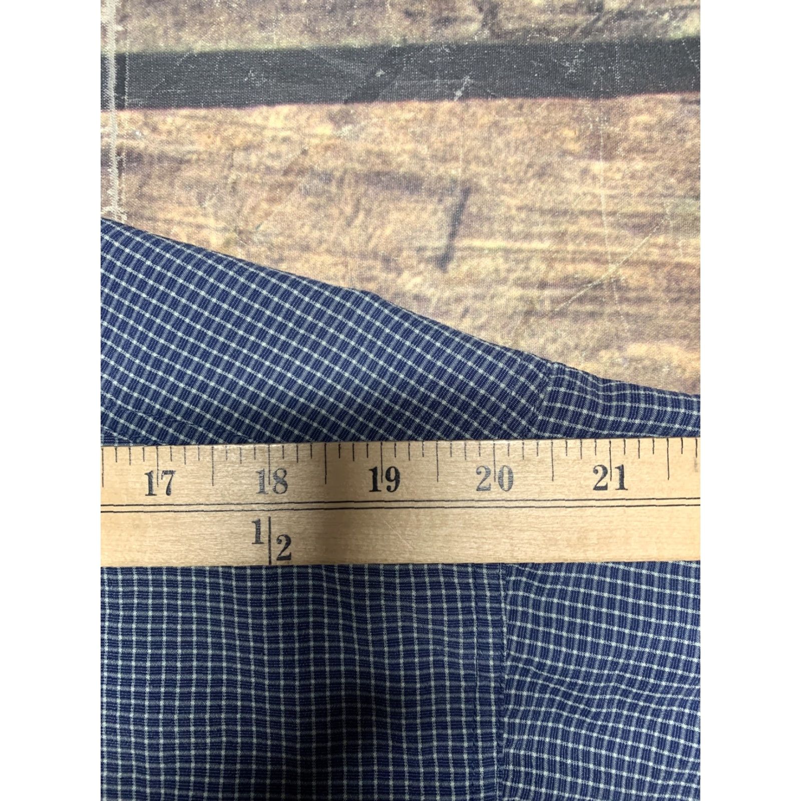 Vintage Columbia GRT Sportswear Mens Short Sleeve Button-Down Plaid Blue White MEDIUM Shirt Size US 31 - 4 Thumbnail