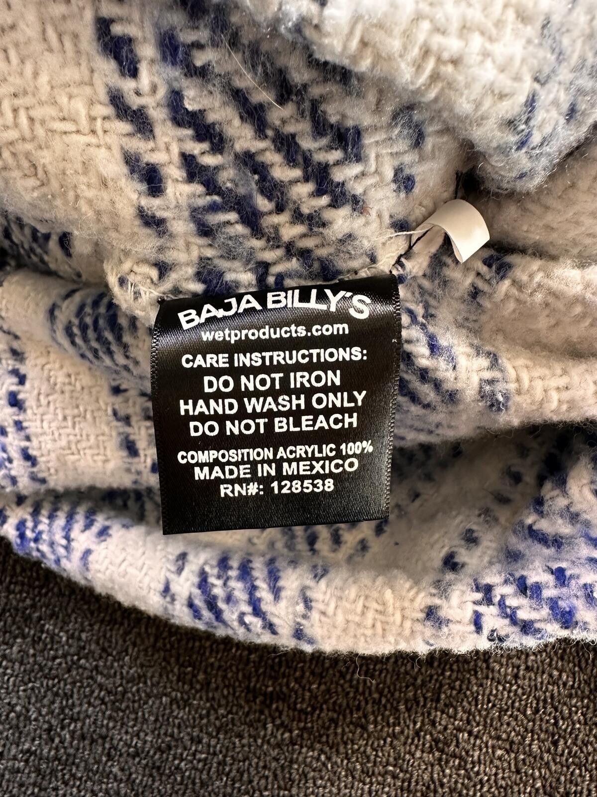 Unknown London Baja Billy Striped Blanket Hooded Pullover Size US M / EU 48-50 / 2 - 6 Thumbnail
