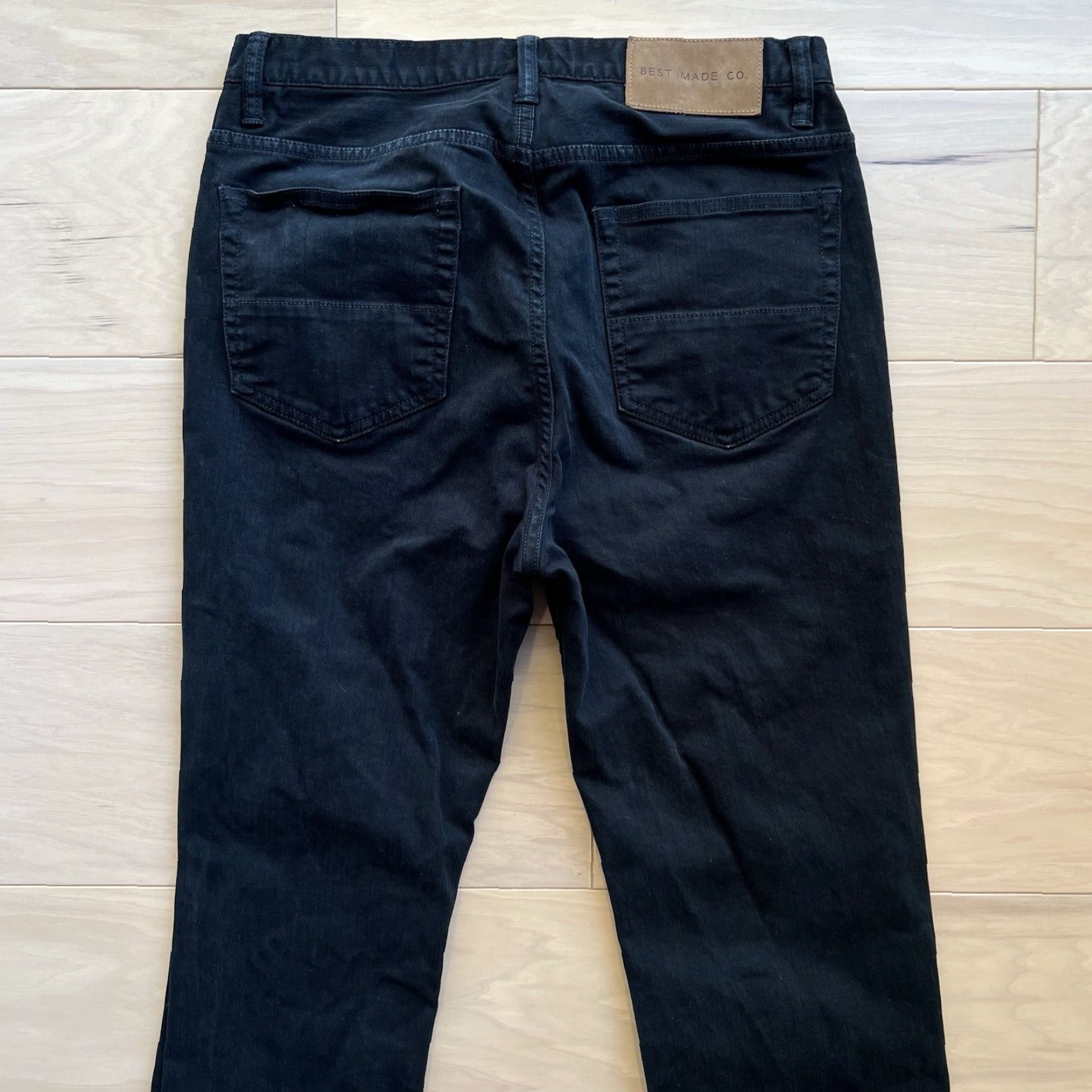 CO Best Made CO Pants 32 Black Khakis Slim Straight Casual Workwear Men Size 32 Regular Adult Size US 32 / EU 48 - 7 Thumbnail