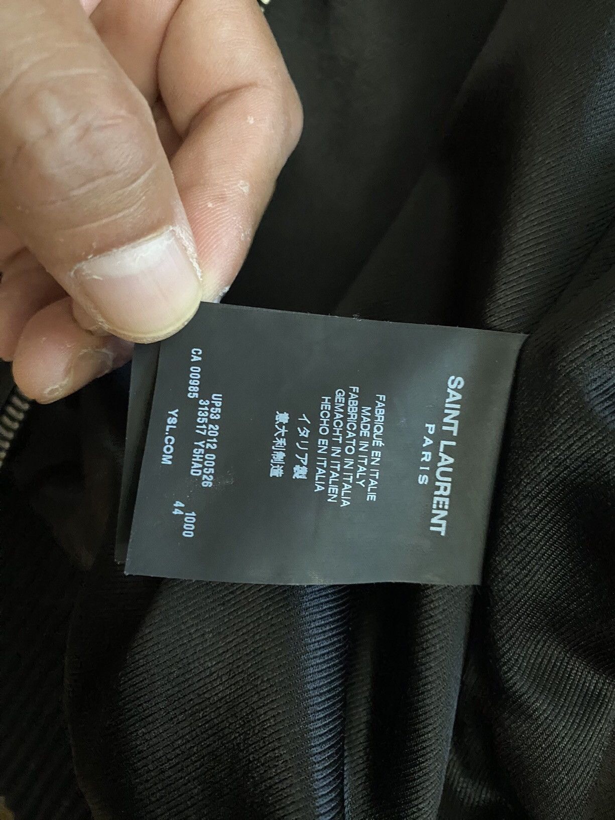 Saint Laurent Paris × Yves Saint Laurent Saint Laurent slp13ss First Year Flying Jacket Leather Size US S / EU 44-46 / 1 - 17 Thumbnail
