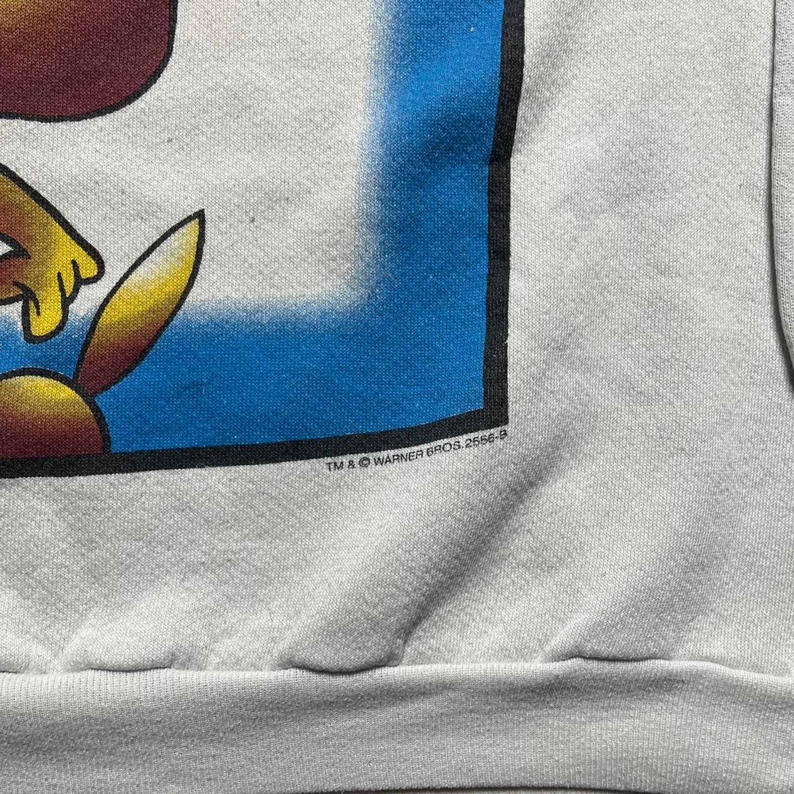 Vintage × Warner Bros Vintage 90’s Looney Tunes Tweety Bird Graphic Sweatshirt Size US XL / EU 56 / 4 - 3 Thumbnail