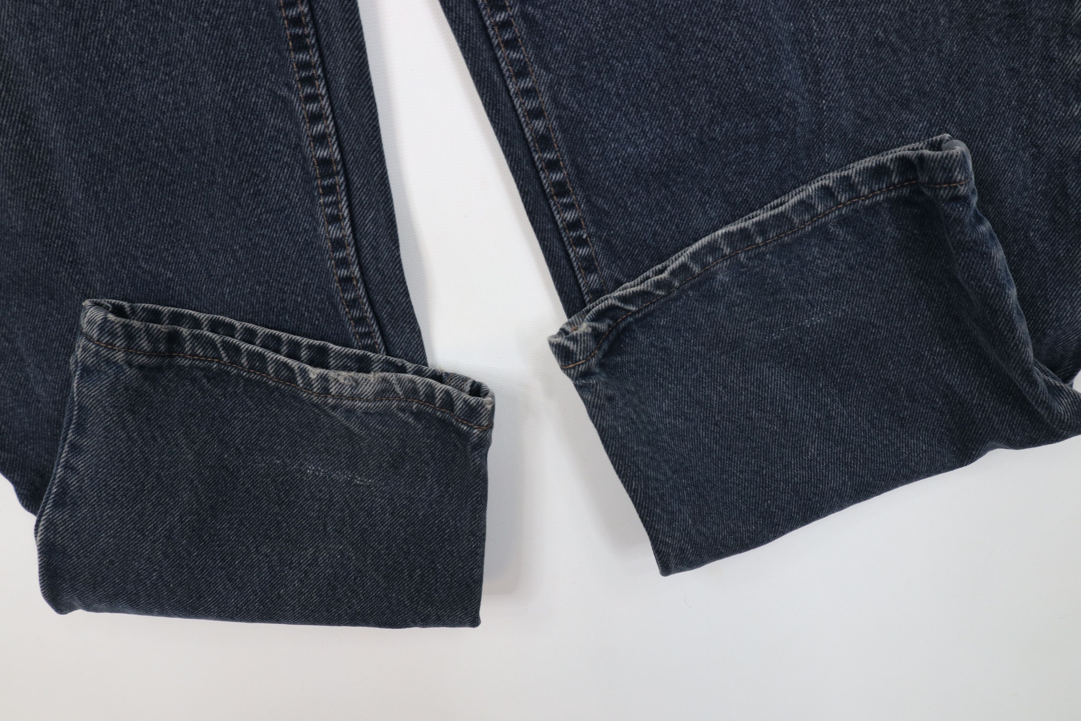 Levi's Vintage 80s 90s Levis 545 Loose Denim Jeans Dark Blue USA Size US 33 - 5 Thumbnail