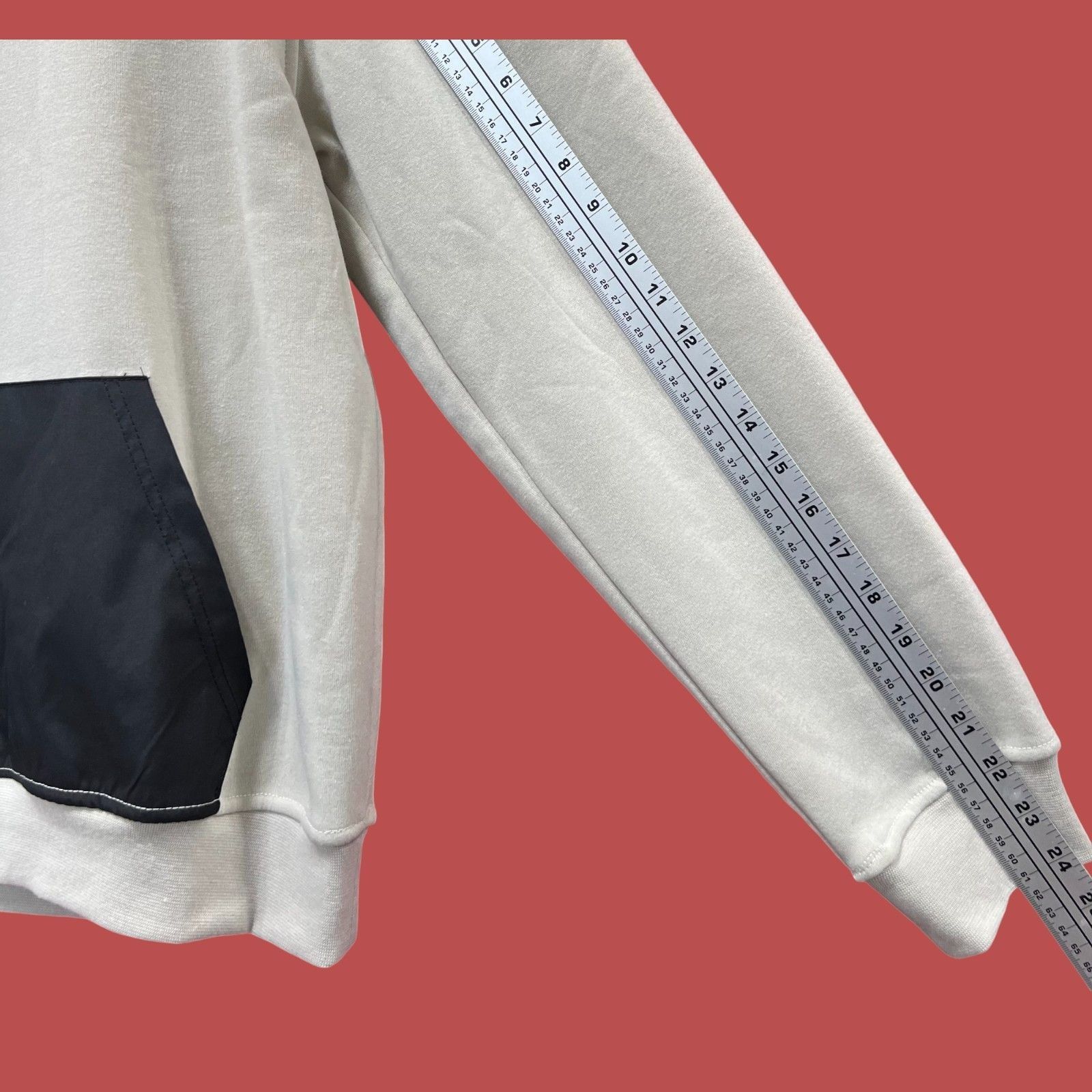 rue21 Rue 21 - Men's Long Sleeve Hooded Sweatshirt - Beige - Mediu Size US M / EU 48-50 / 2 - 7 Thumbnail