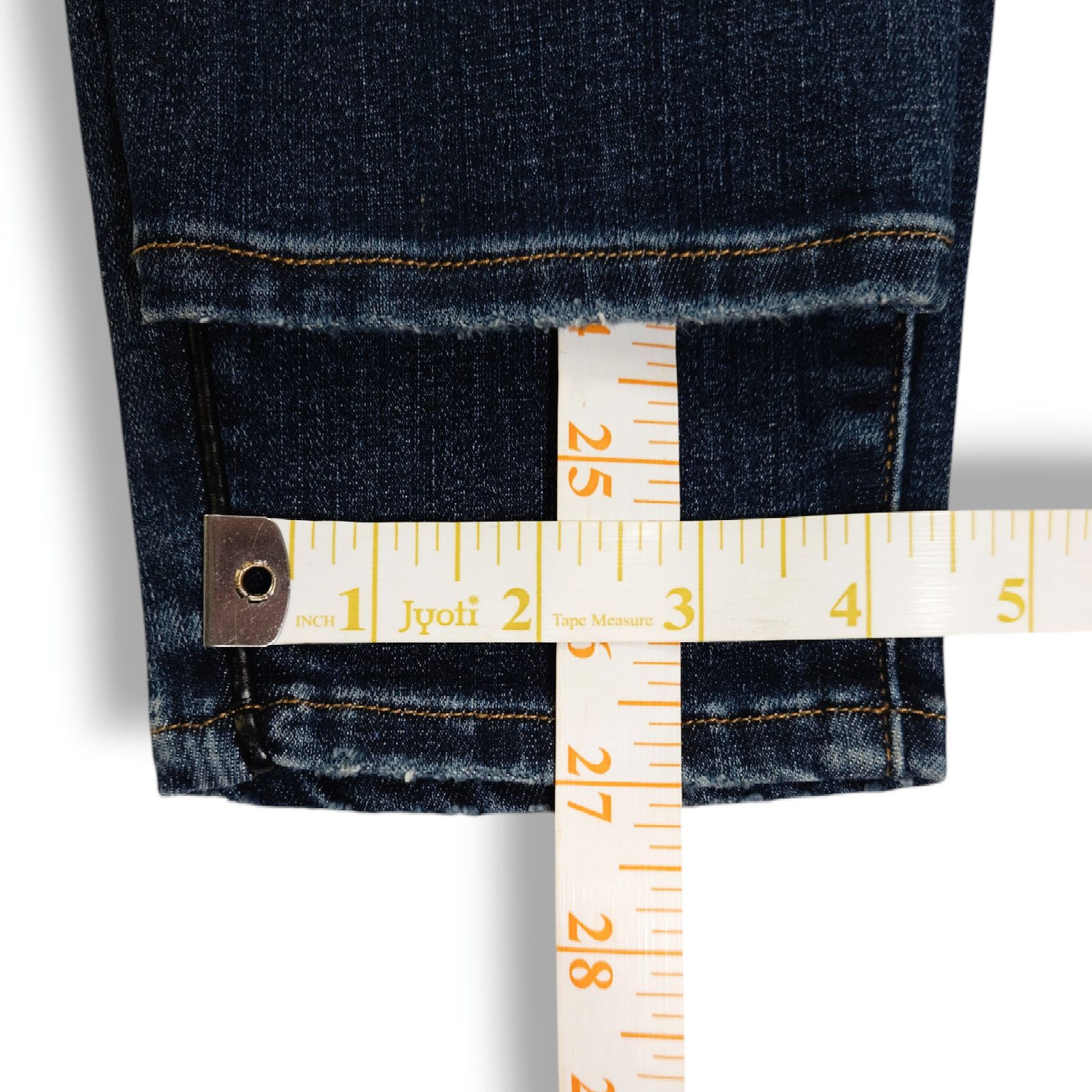 Pistola Pistola Aline High Rise Ankle Jeans Leather Piping NWT 26x27 Size 26" / US 2 / IT 38 - 10 Thumbnail