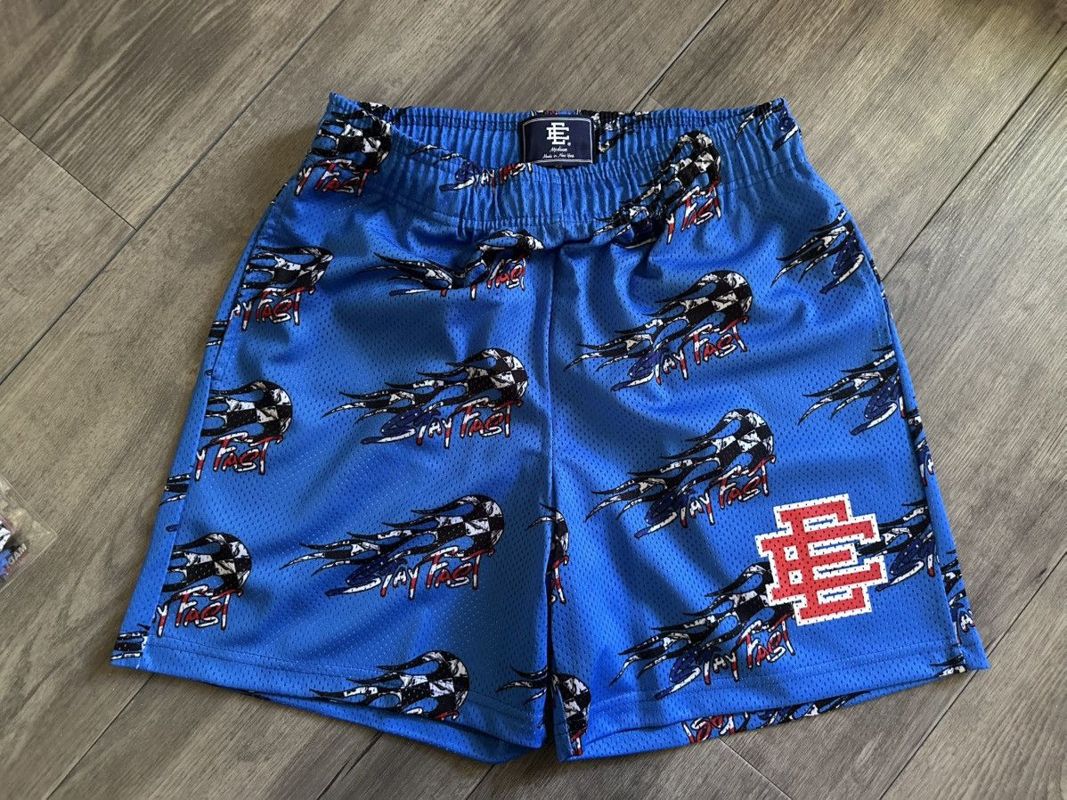 Eric Emanuel Eric Emanuel x Matty Boy Blue Shorts (M) Size US 30 / EU 46 - 1 Thumbnail