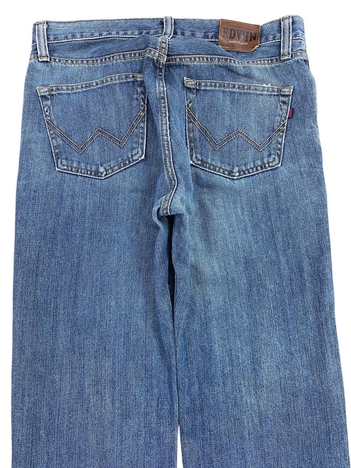 Edwin Edwin Blue Wash Straight Leg Style Jeans Size US 33 - 4 Thumbnail