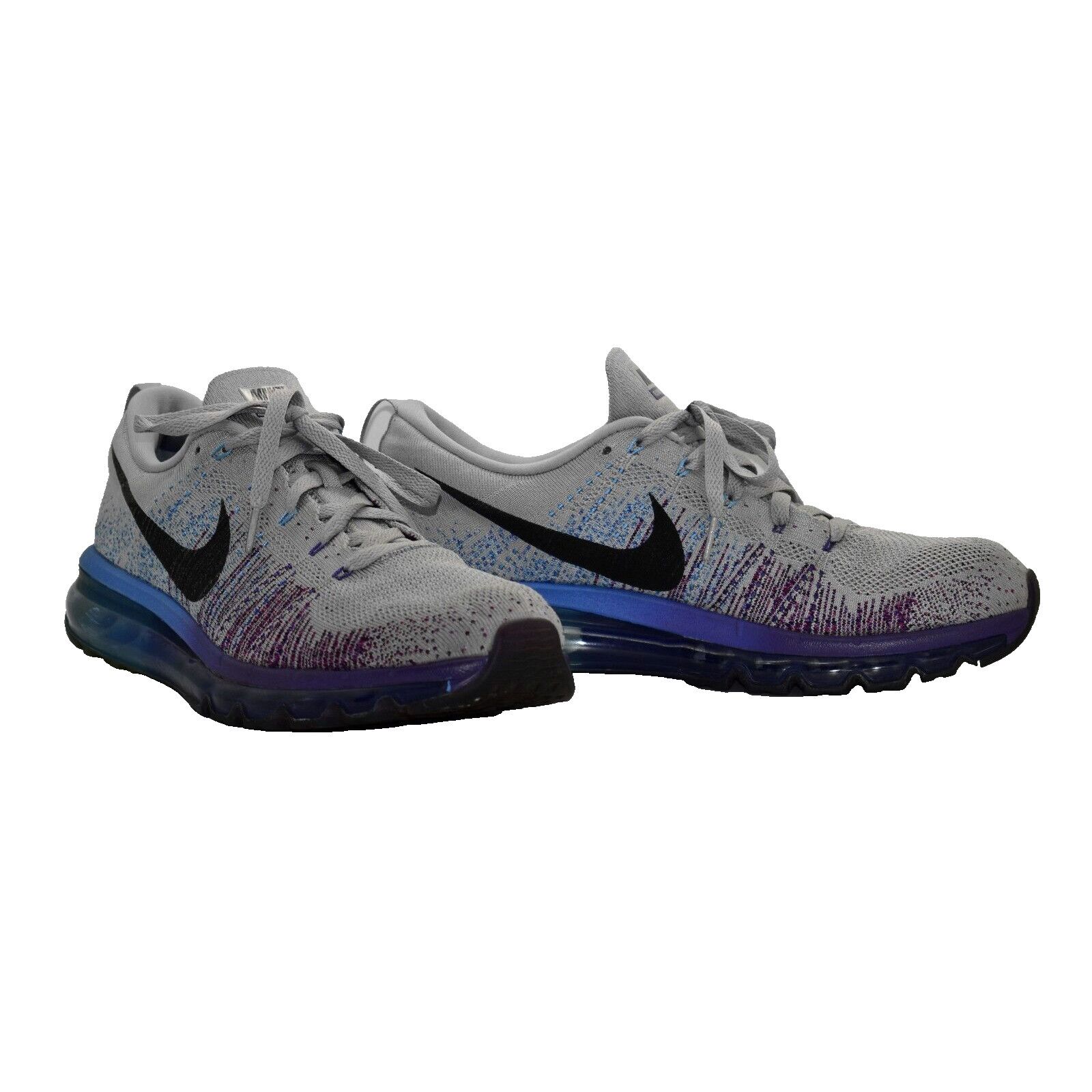 Nike NIKE FLYKNIT MAX Purple Vivid Blue Shoes 620469-005 Sz 11.5 Size US 11.5 / EU 44-45 - 1 Thumbnail