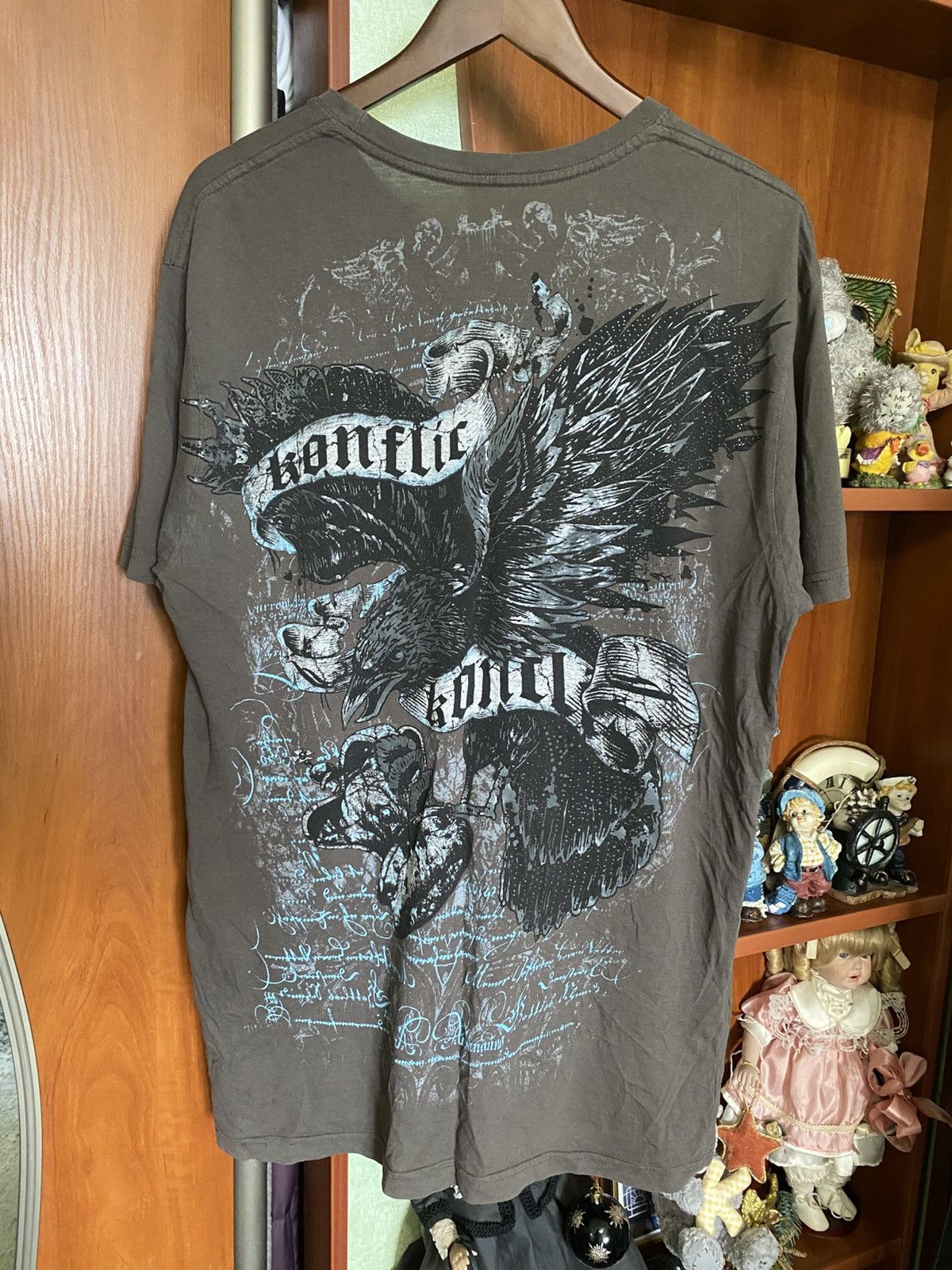 Affliction Crazy Y2K Jesse Pinkman Affliction Style Goth Konflict Tee Size US XL / EU 56 / 4 - 2 Thumbnail