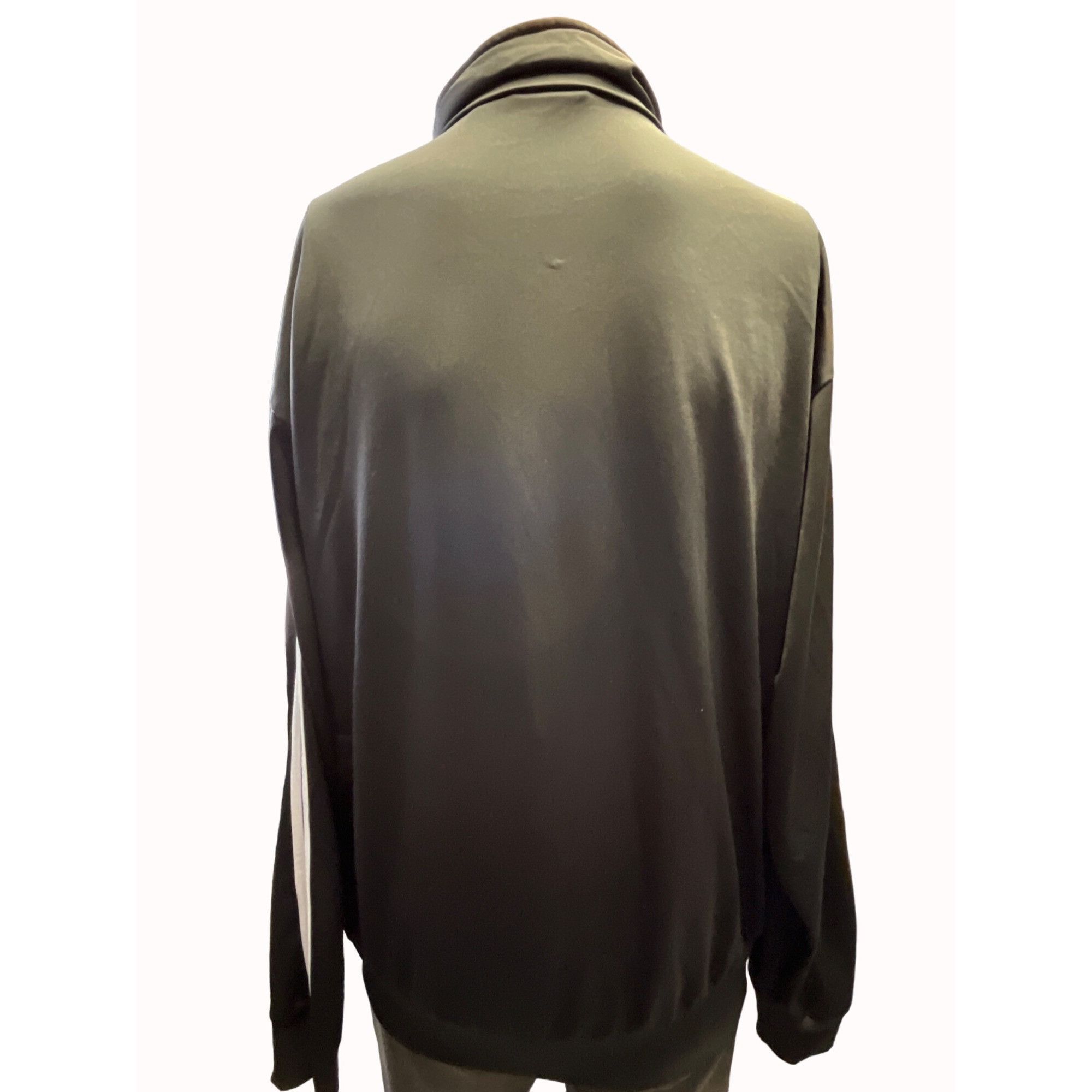 Adidas Adidas Men's Black & White Track Athletic Sweater Size XL SK Size US XL / EU 56 / 4 - 2 Thumbnail