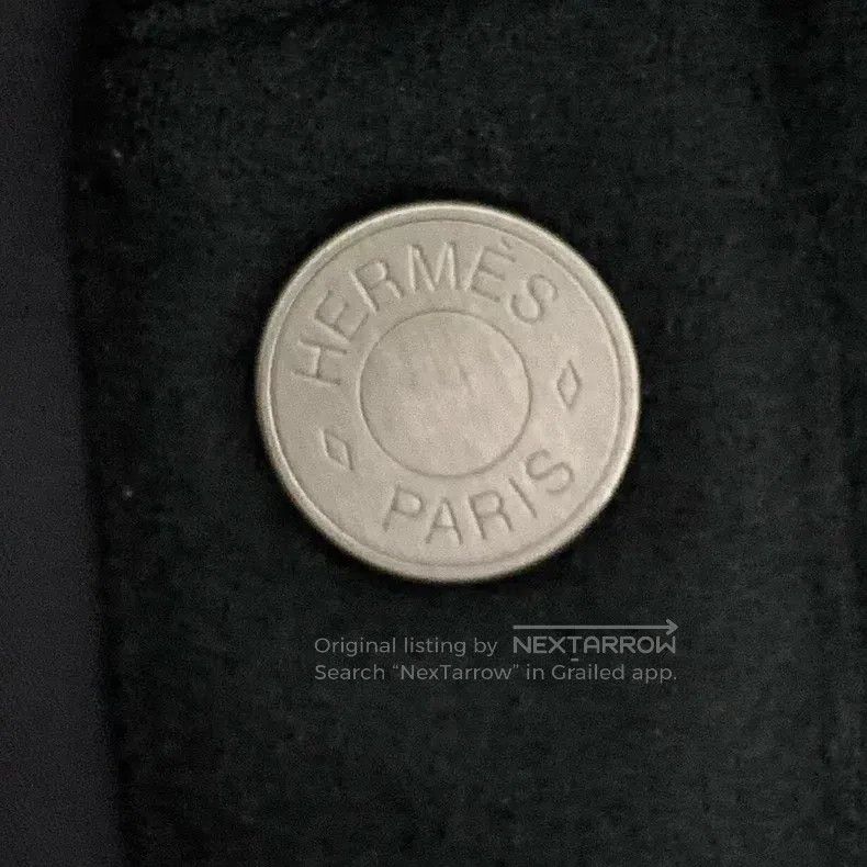 Hermes Hermes Grey-Green Lapel Single-Breasted Long-Sleeve Down J Size US M / EU 48-50 / 2 - 5 Thumbnail
