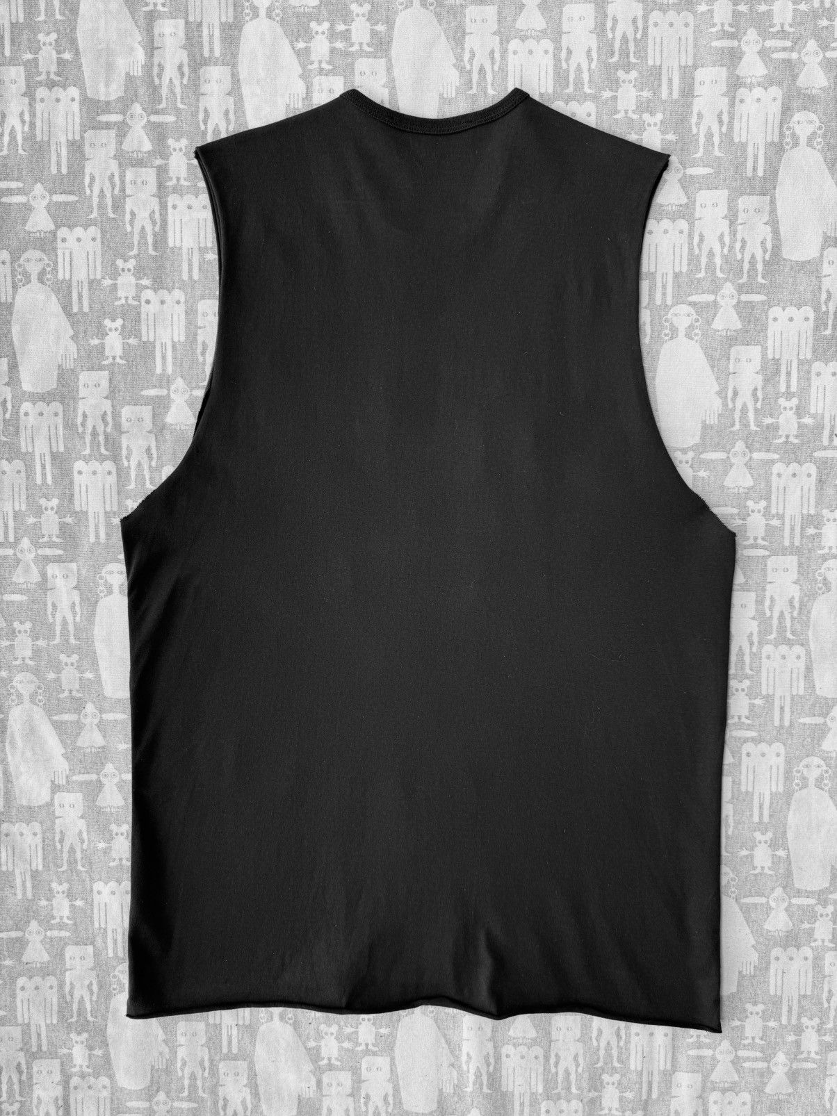 Raf Simons Raf Simons SS03 White / Black Asphalt Oversized Tank Top Size US S / EU 44-46 / 1 - 7 Thumbnail