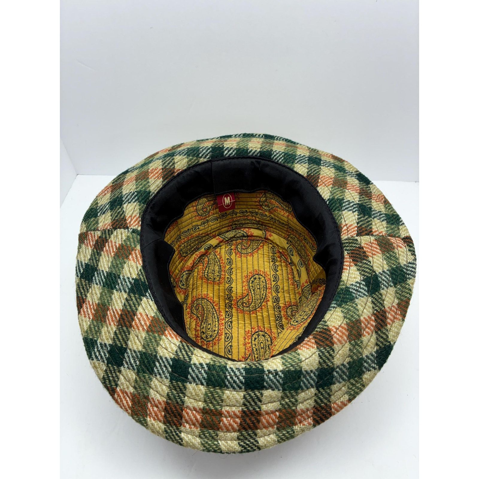 Other Vintage Plaid Bucket Hat M | Retro Plaid Hat | 100% Acrylic Size ONE SIZE - 11 Thumbnail