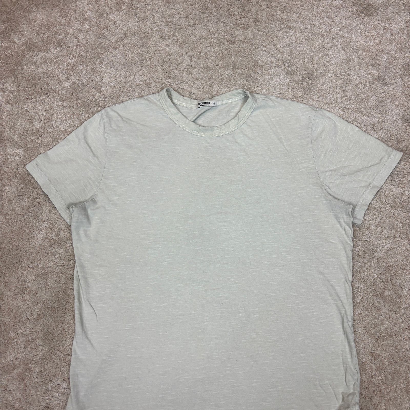 Buck Mason Buck Mason Curved Hem Slub SS T Shirt Men's Small READ Size US S / EU 44-46 / 1 - 2 Thumbnail