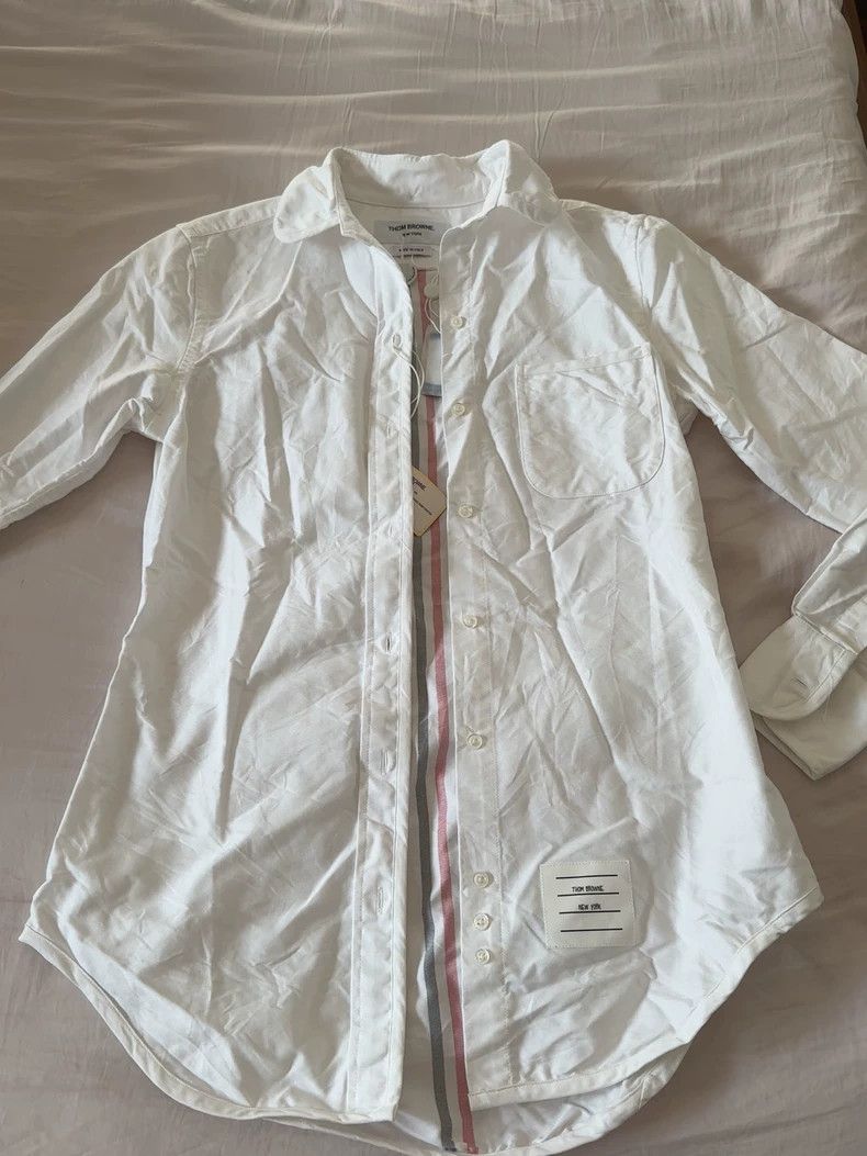 Thom Browne Thom Browne White shirt Size US XXS / EU 40 - 3 Thumbnail