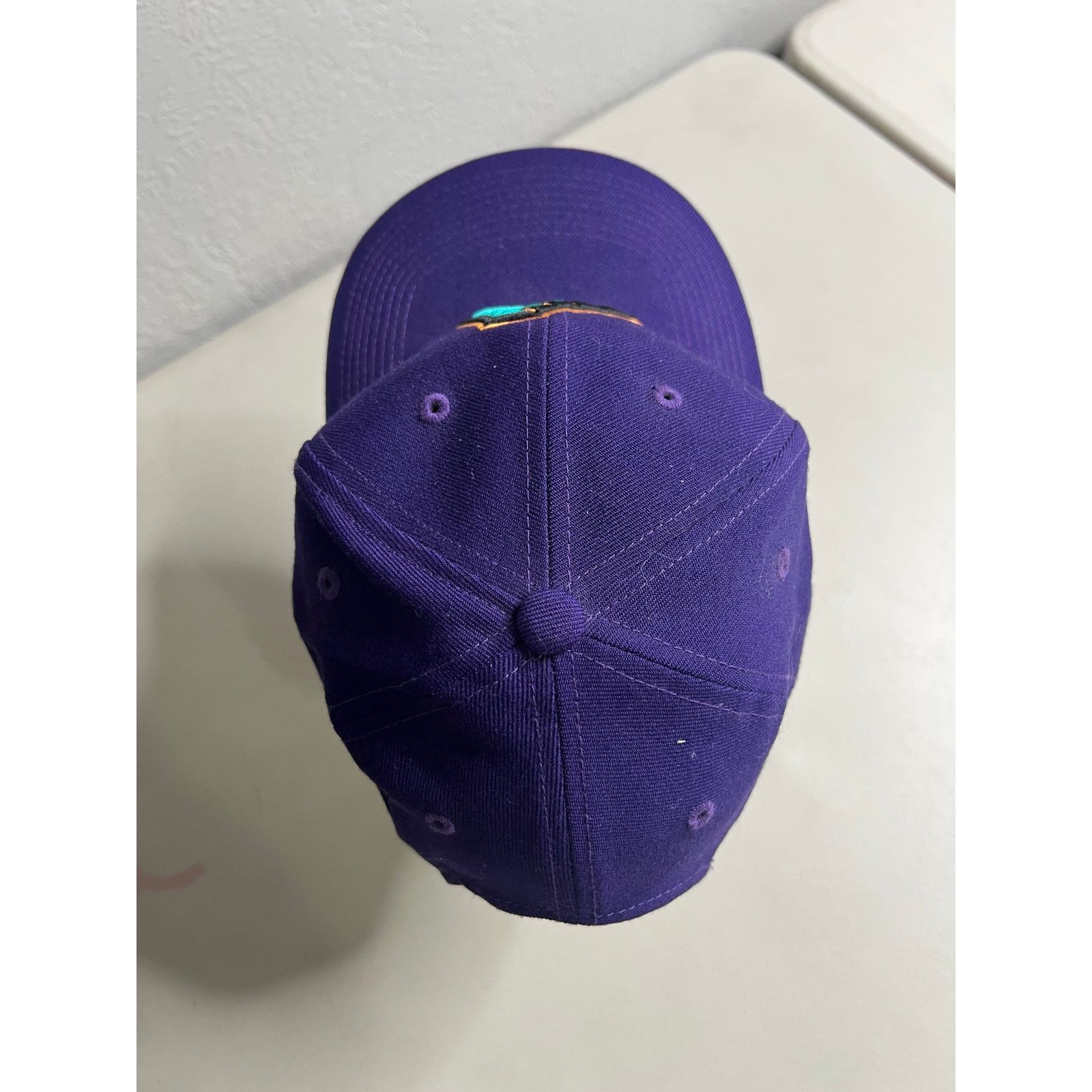 Vintage Vintage Arizona Diamondbacks Purple Strapback Hat 90s wool Size ONE SIZE - 5 Thumbnail