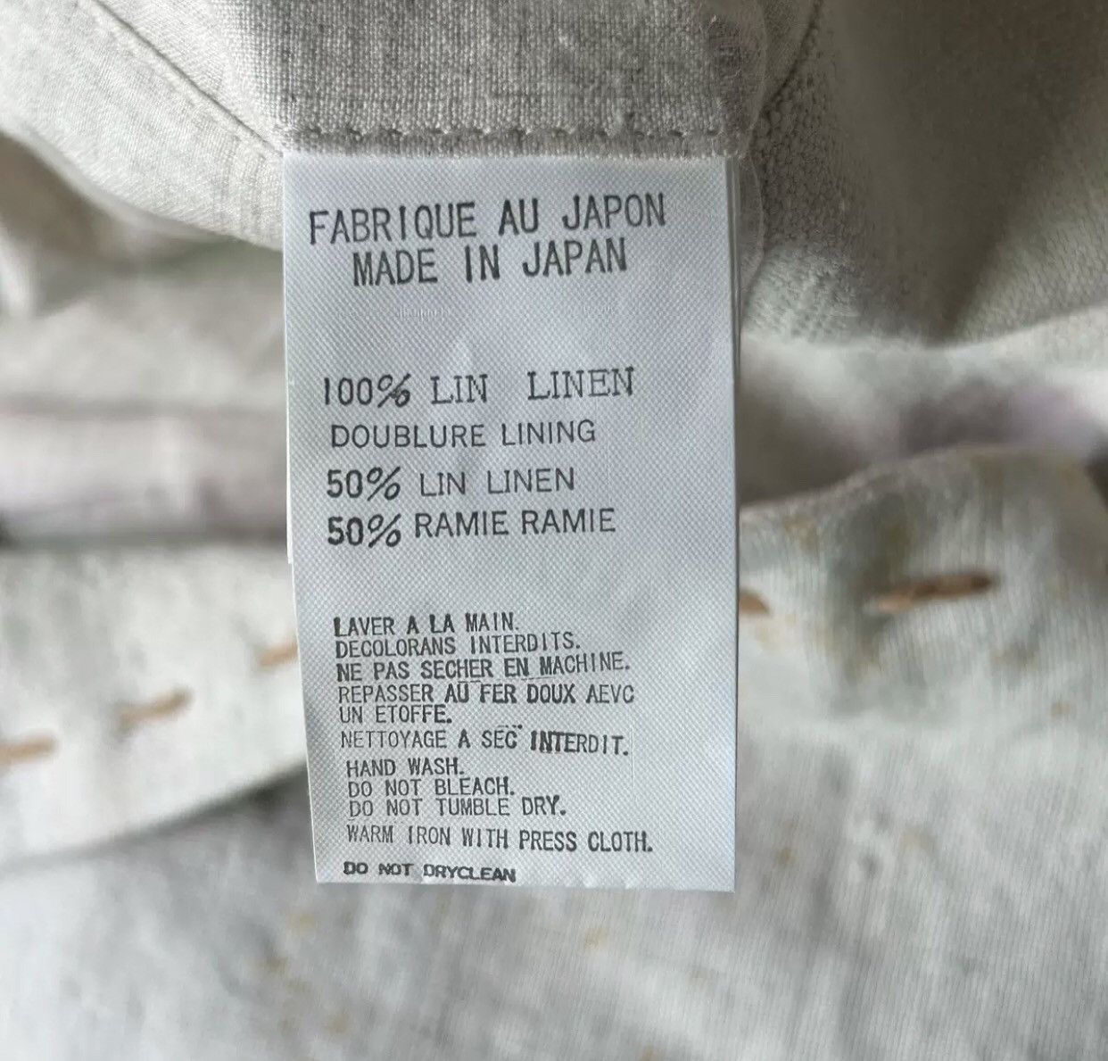 Yohji Yamamoto Yohji Yamamoto 05aw Silver Button Open Thread Sack Suit 2412 Size 42S - 8 Thumbnail