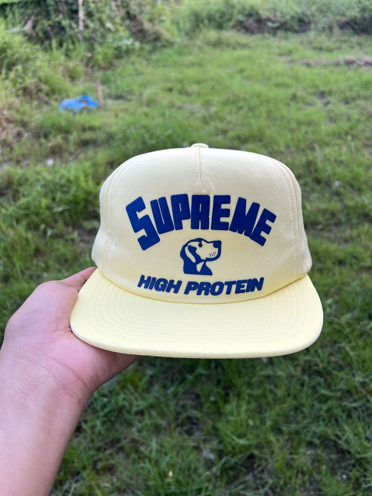 Supreme SUPREME New York High Protein 5 Panel HatCap Adjustable 2017 Size ONE SIZE - 1 Thumbnail