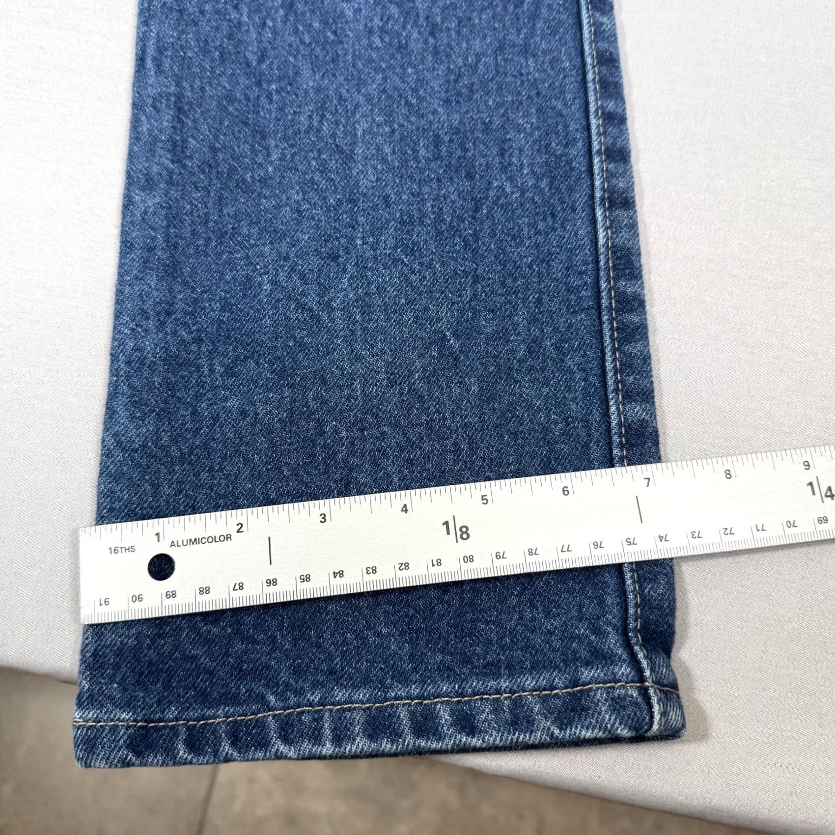 Denime VINTAGE Rough Rider Jeans Womens 7 Blue Bare Back Slim Fit Denim Pants Western Shirt? Size 28" / US 6 / IT 42 - 7 Thumbnail