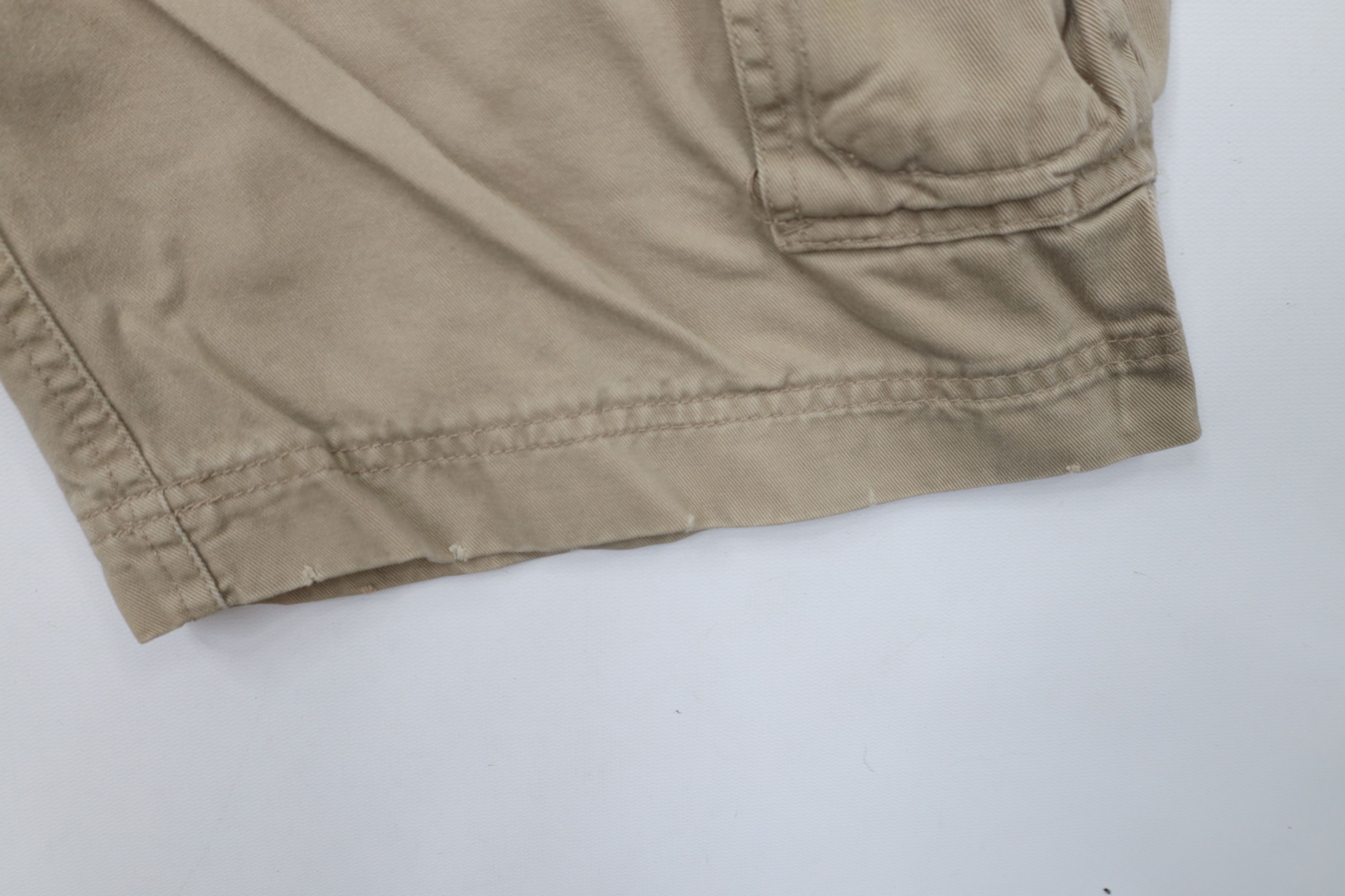 Abercrombie & Fitch × Vintage Vintage 90s Y2K Abercrombie & Fitch Heavyweight Cargo Shorts Size US 32 / EU 48 - 5 Thumbnail