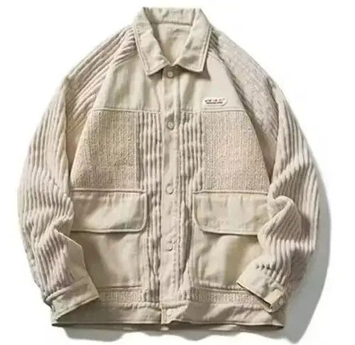Japanese Brand Textured Patch Button Up Coat Jacket Size US S / EU 44-46 / 1 - 1 Thumbnail